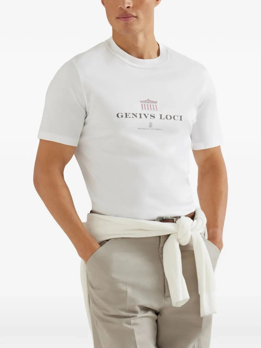 Brunello Cucinelli Men Crew-Neck T-Shirt BRUNELLO CUCINELLI