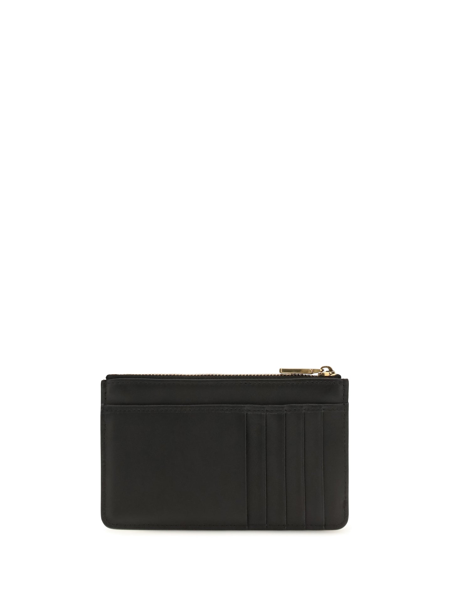 Dolce & Gabbana Women Leather Card Holder With Logo DOLCE & GABBANA