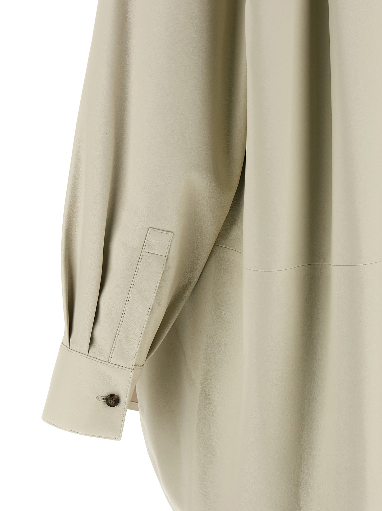 Yves Salomon Women Leather Shirt YVES SALOMON