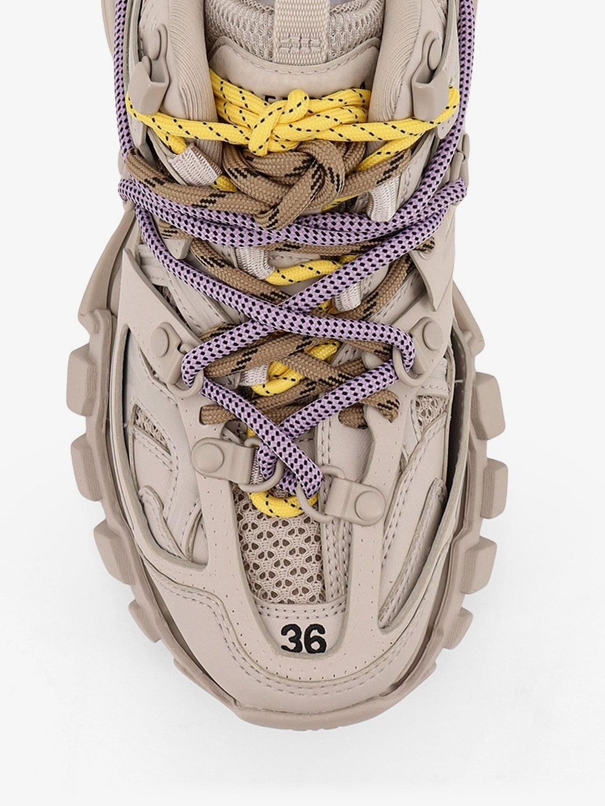 Balenciaga Women Track Mesh Sneakers With Colored Laces Detail BALENCIAGA