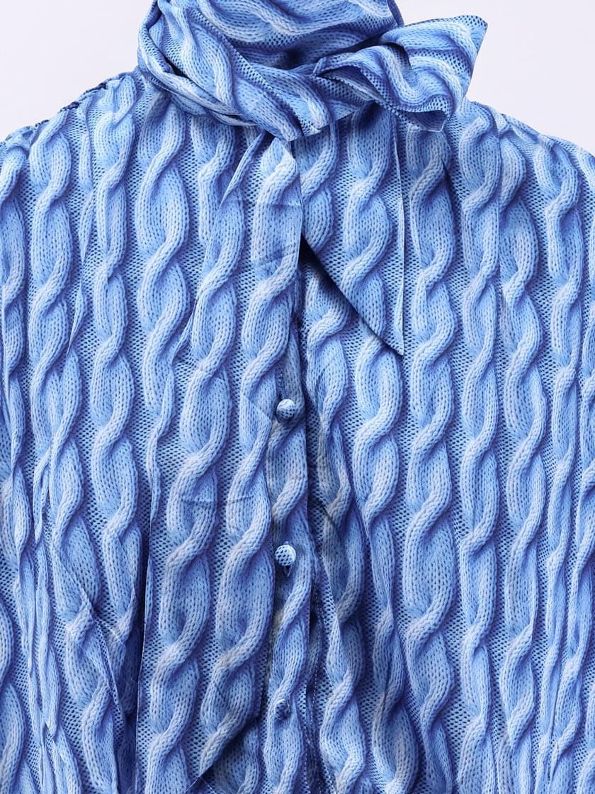 Balenciaga Women Balenciaga Women Printed Fabric Long Dress BALENCIAGA