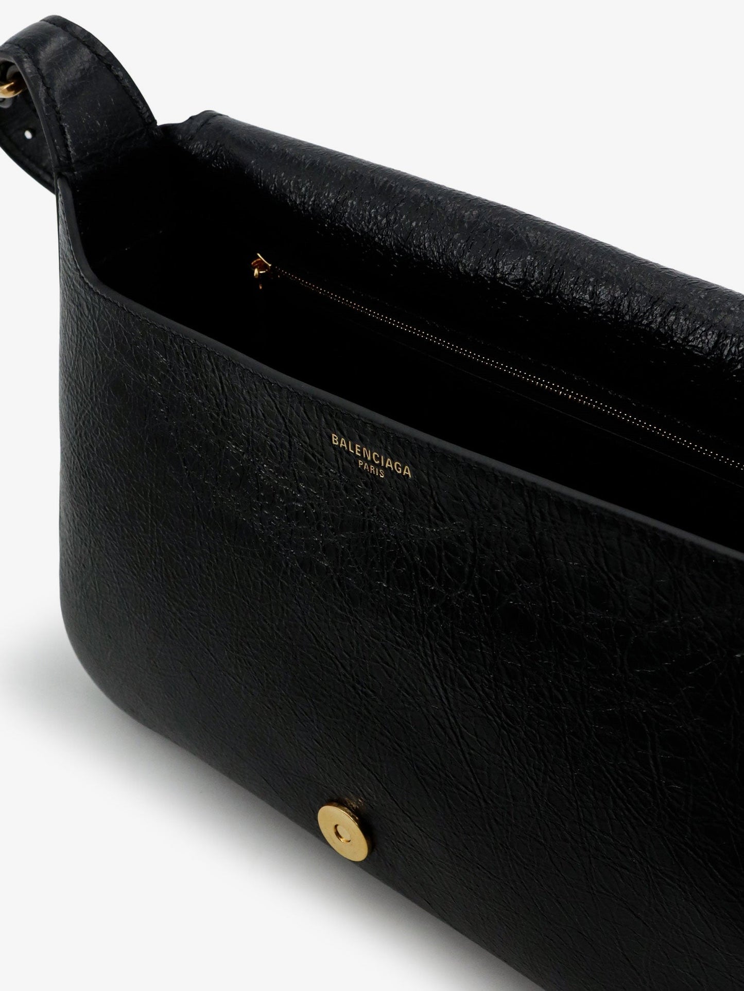 Balenciaga Women Clicca Arena Leather Medium Shoulder Bag BALENCIAGA