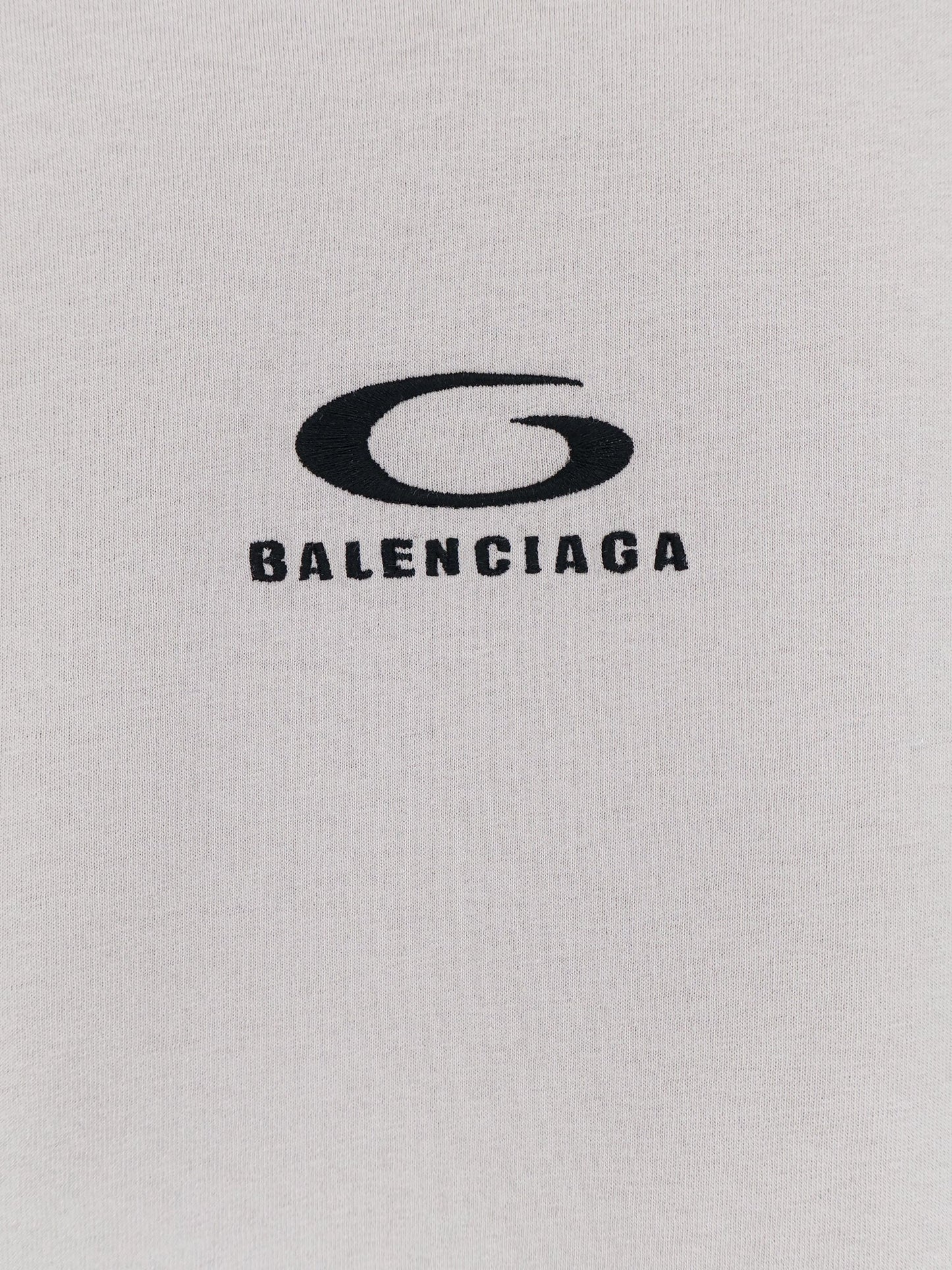 Balenciaga Men Double Hybrid Cotton T-Shirt BALENCIAGA