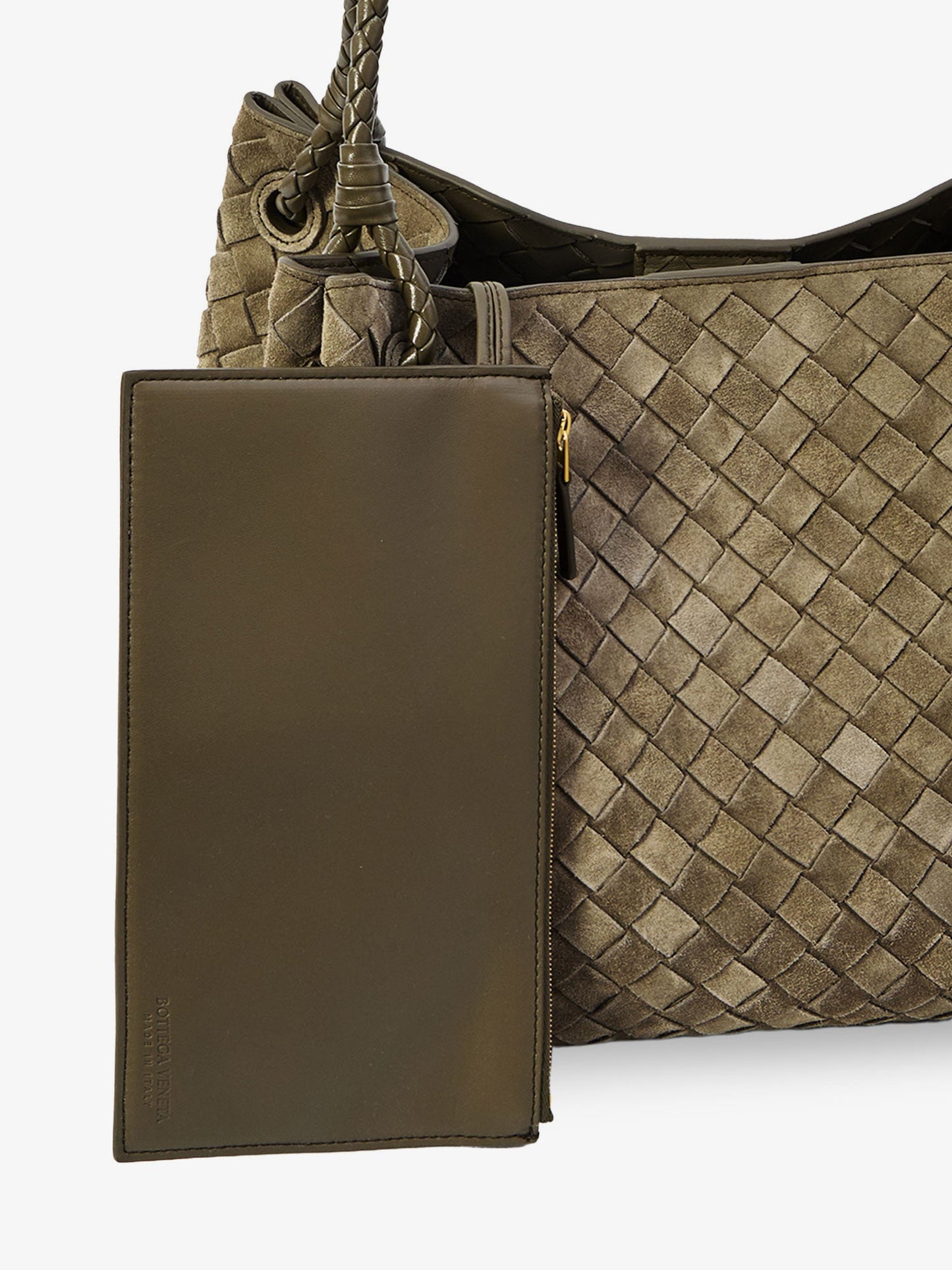 Bottega Veneta Women Parachute Large Suede Shoulder Bag BOTTEGA VENETA