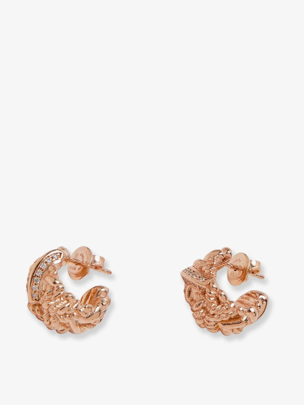 Bottega Veneta Women Brass Earrings With Gold Finishes BOTTEGA VENETA