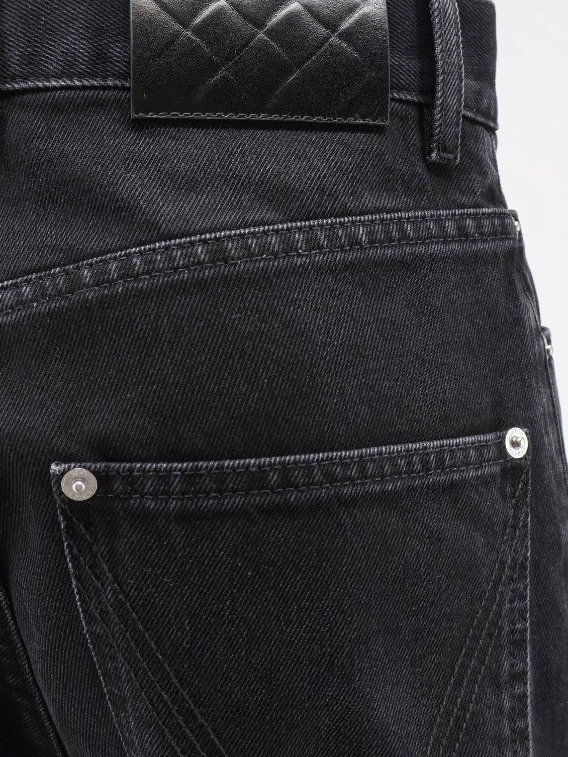 Bottega Veneta Women Black Denim Trousers BOTTEGA VENETA