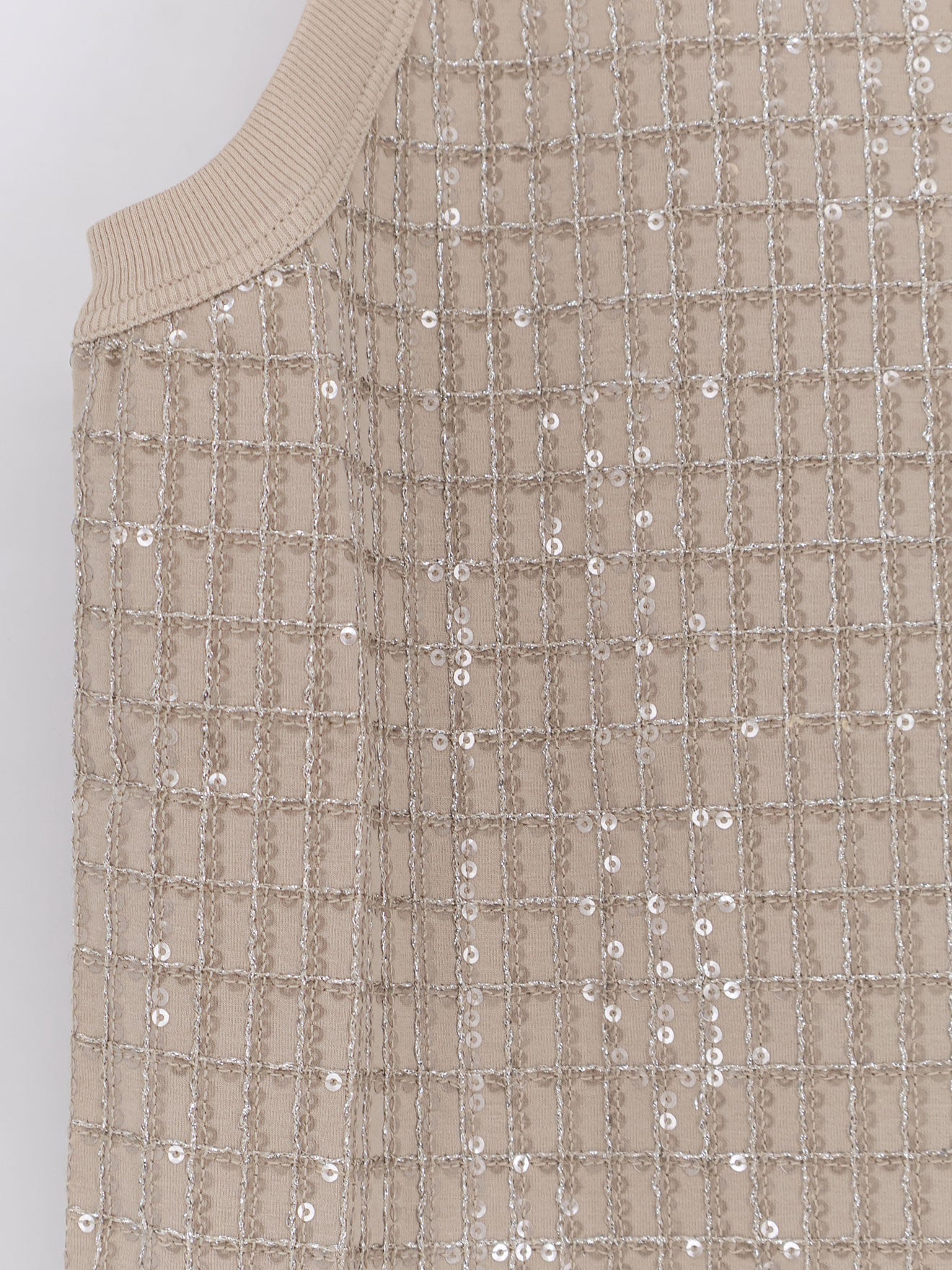 Brunello Cucinelli Women Dazzling Pattern Jersey Tank Top BRUNELLO CUCINELLI