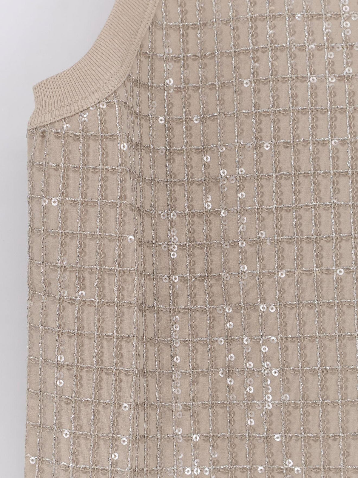 Brunello Cucinelli Women Dazzling Pattern Jersey Tank Top BRUNELLO CUCINELLI