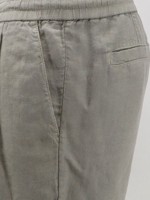 Brunello Cucinelli Men Linen Bermuda Shorts With Drawstring BRUNELLO CUCINELLI
