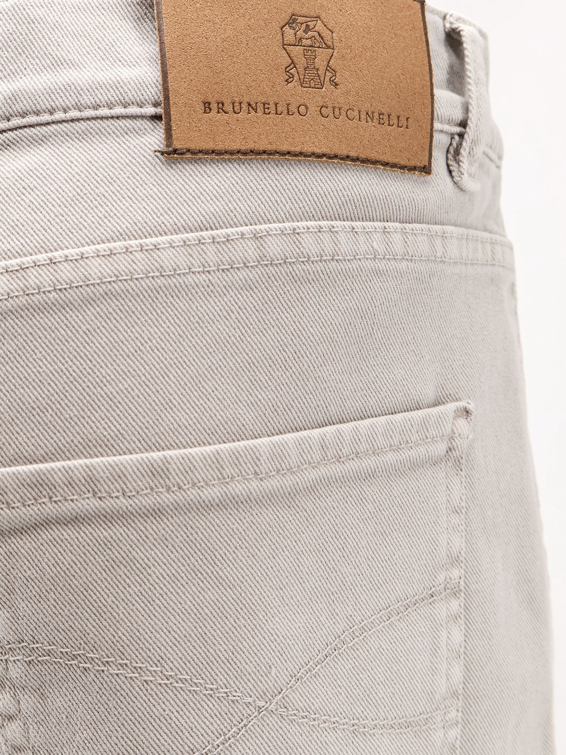 Brunello Cucinelli Men Stretch Canvas Trousers BRUNELLO CUCINELLI