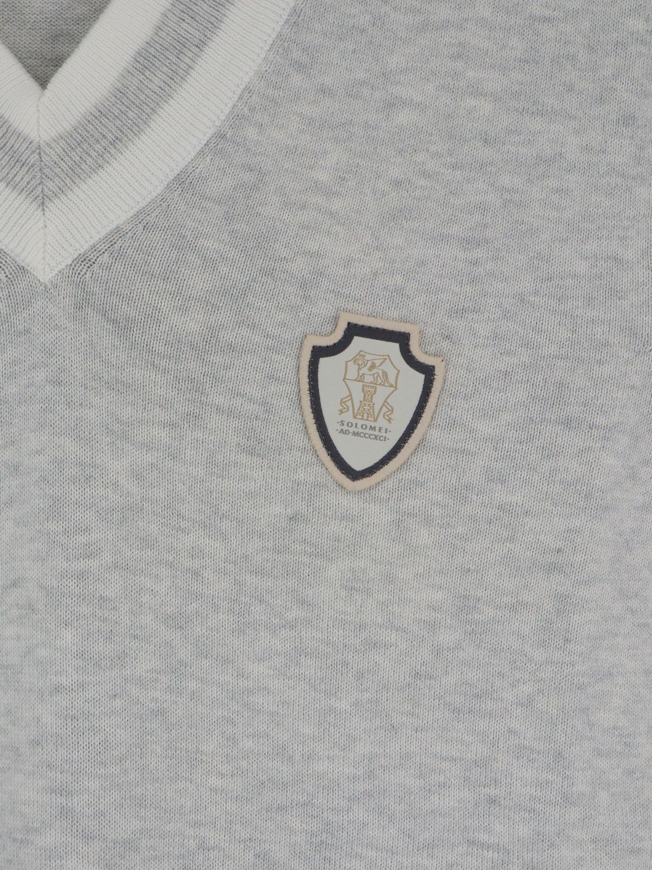 Brunello Cucinelli Men Cotton Vest With Front Logo Patch BRUNELLO CUCINELLI
