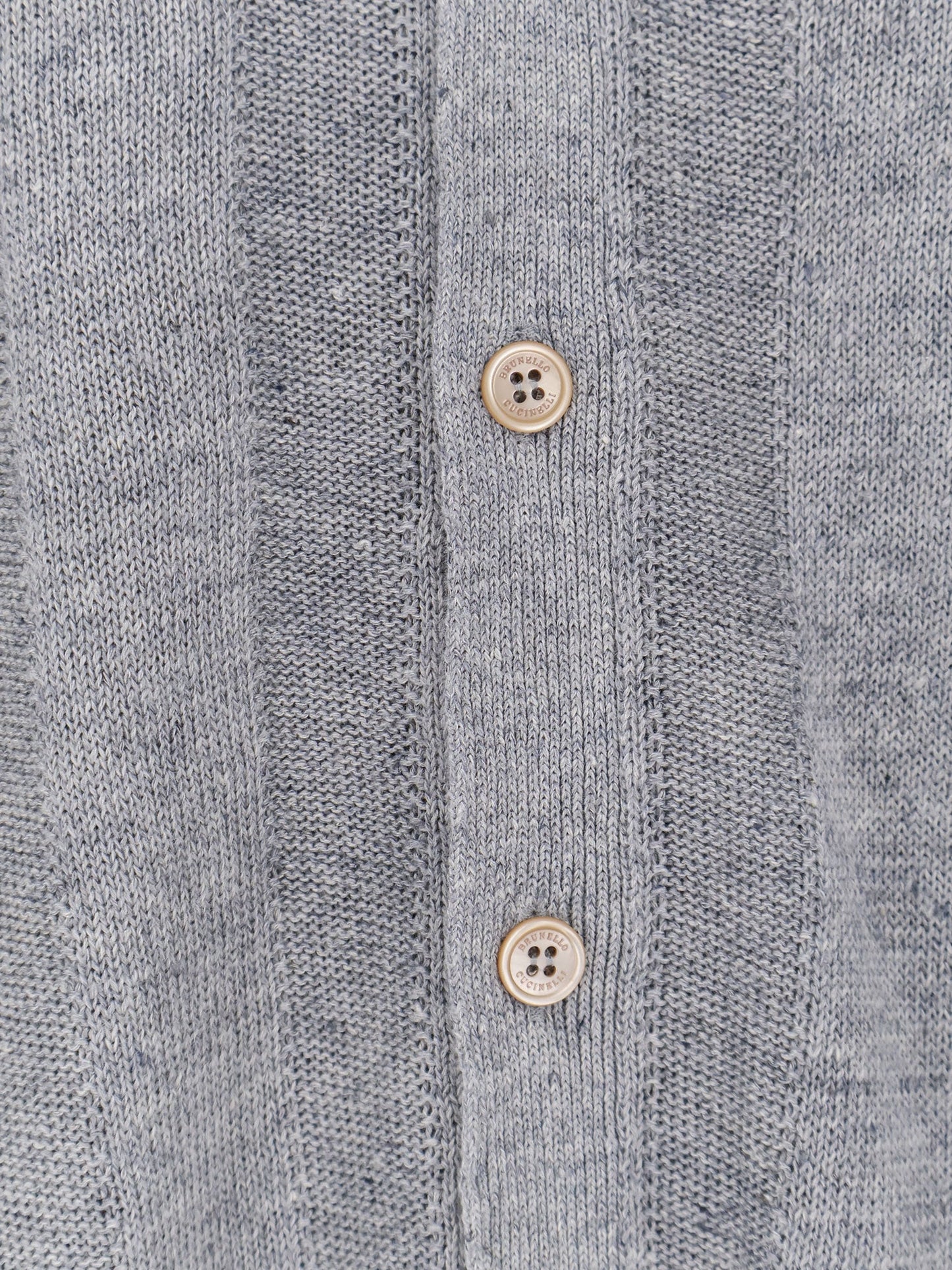 Brunello Cucinelli Men Linen And Cotton Blend Cardigan BRUNELLO CUCINELLI