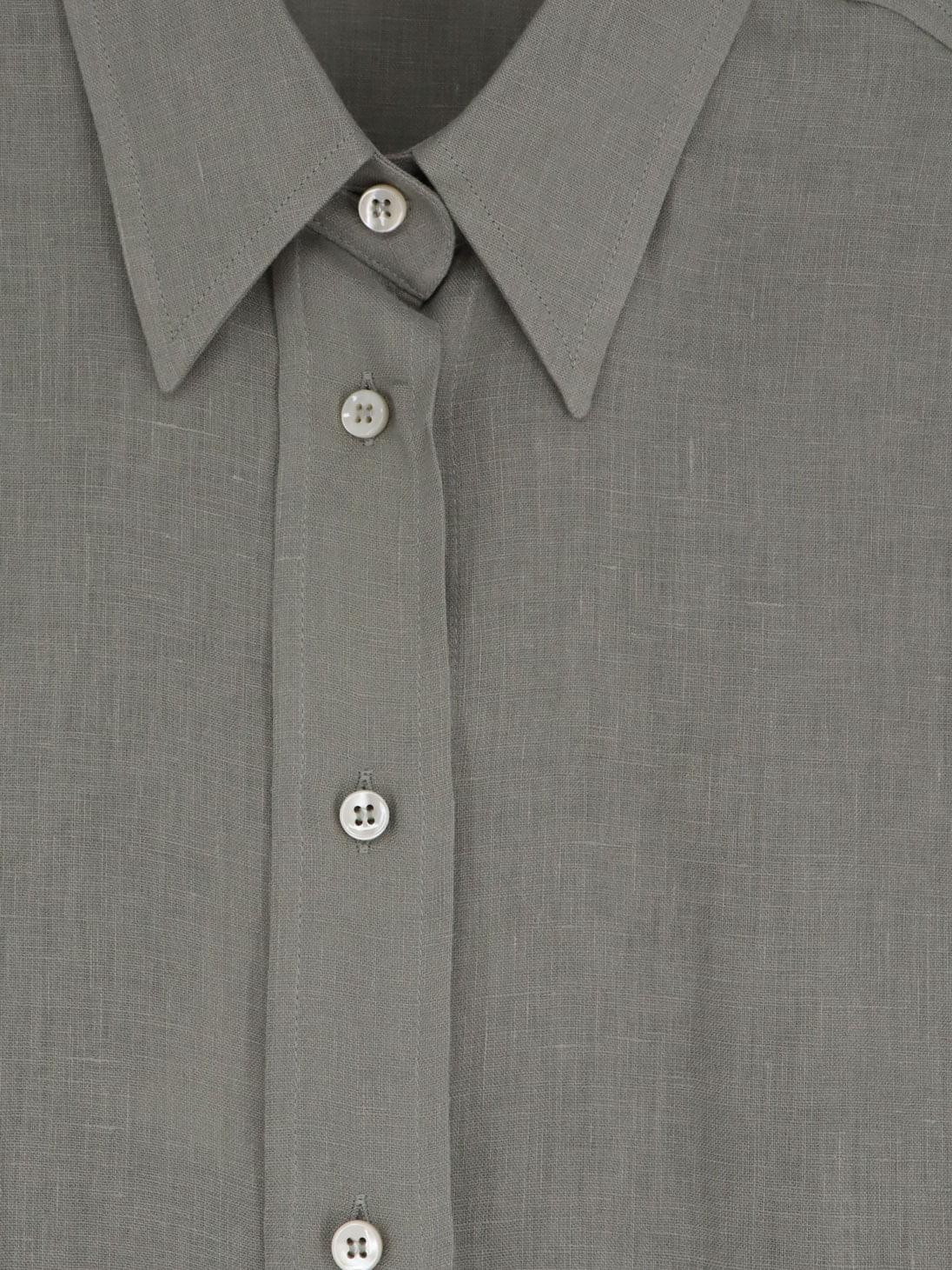 Brunello Cucinelli Women Linen Shirt With Monili Detail BRUNELLO CUCINELLI