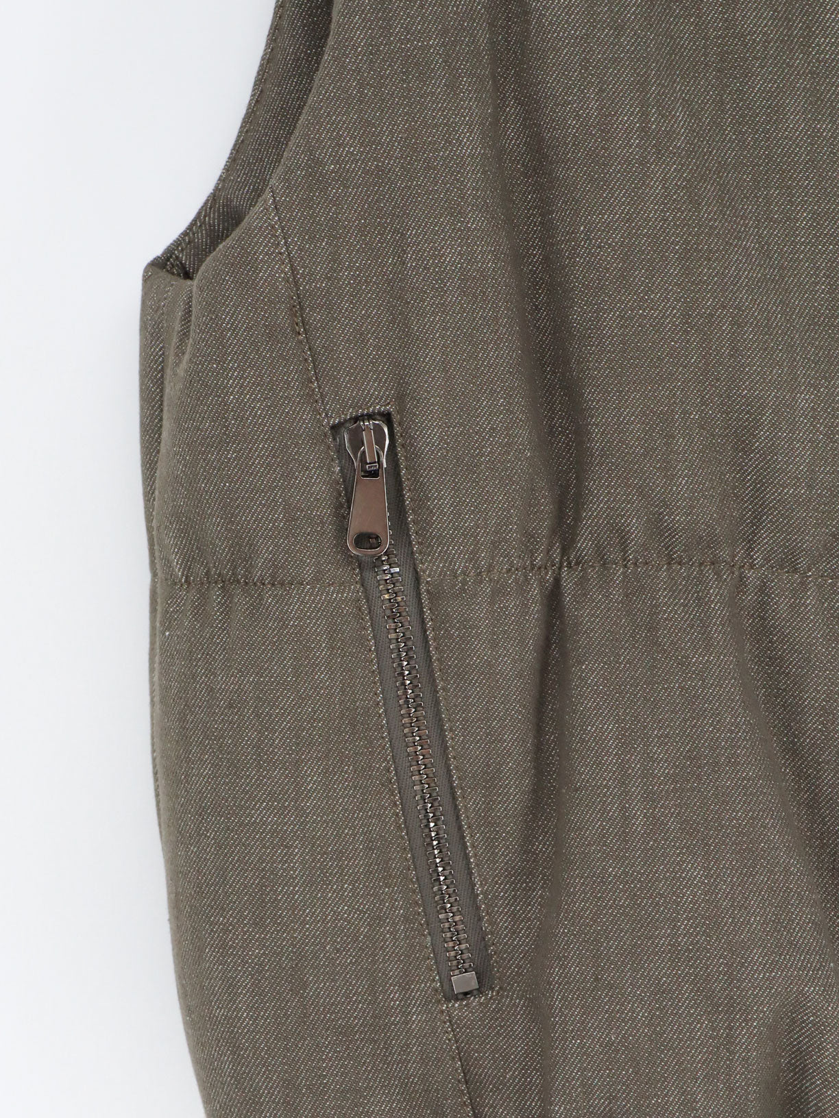 Brunello Cucinelli Women Sleeveless Effect Twill-Denim Down Jacket
