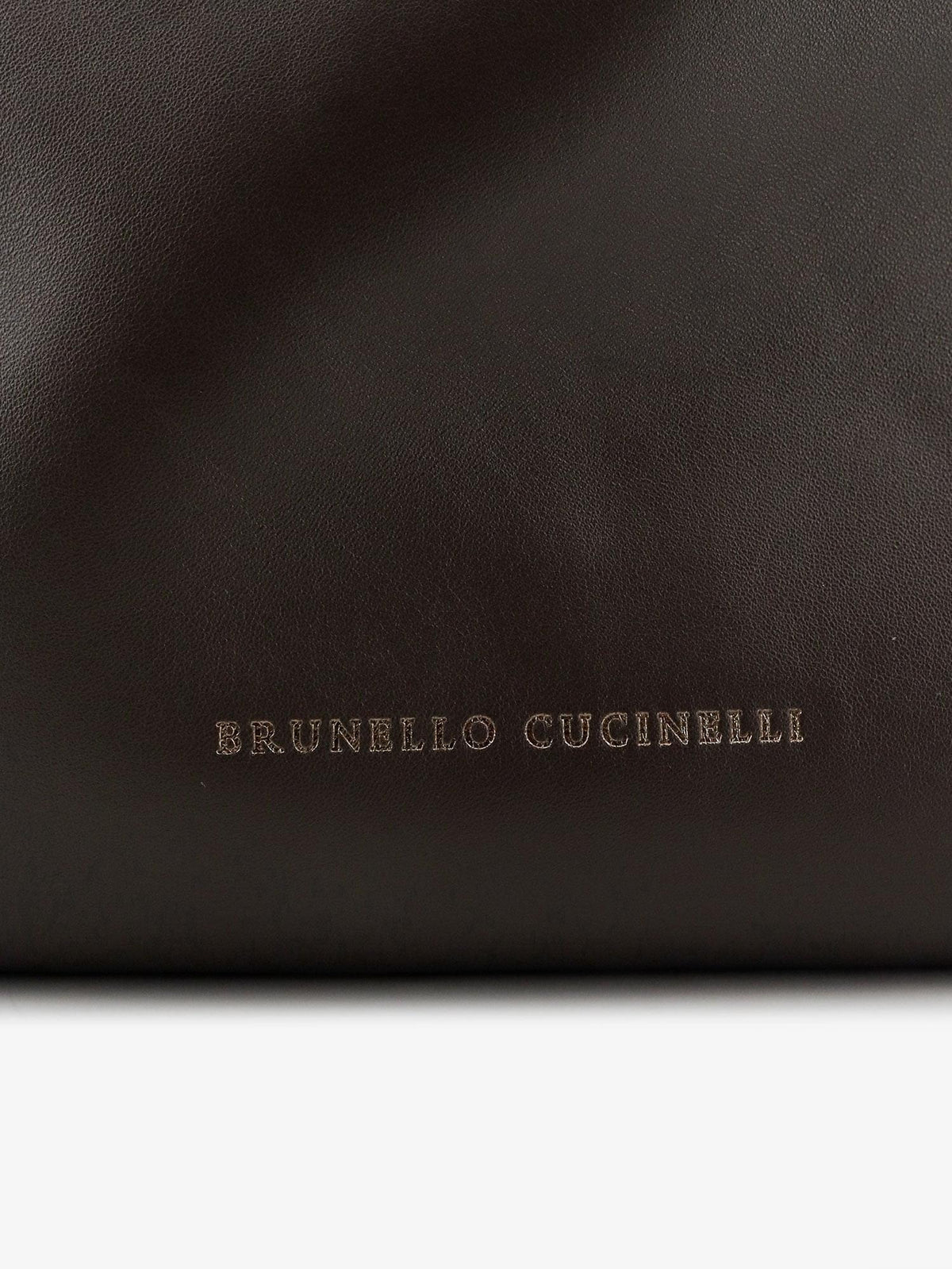 Brunello Cucinelli Women Bucket Mellow Leather Shoulder Bag BRUNELLO CUCINELLI