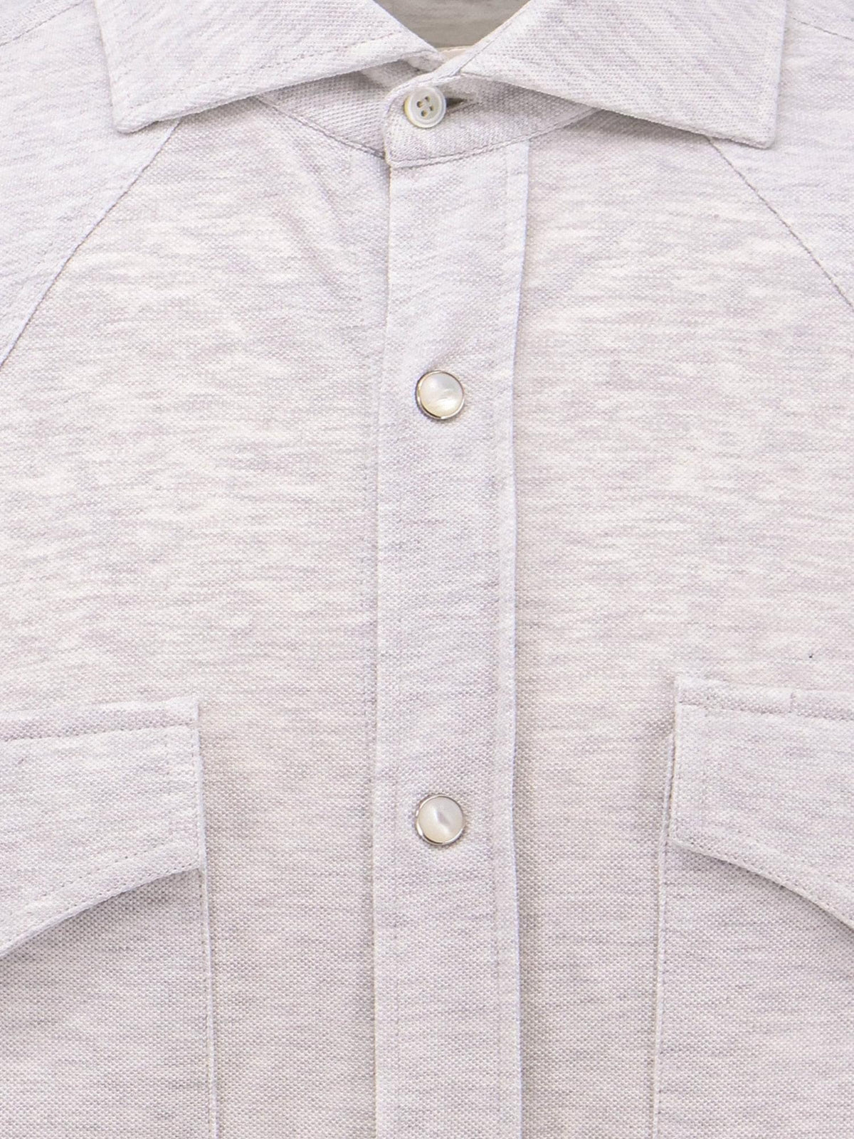 Brunello Cucinelli Men Leisure-Fit Cotton Shirt BRUNELLO CUCINELLI
