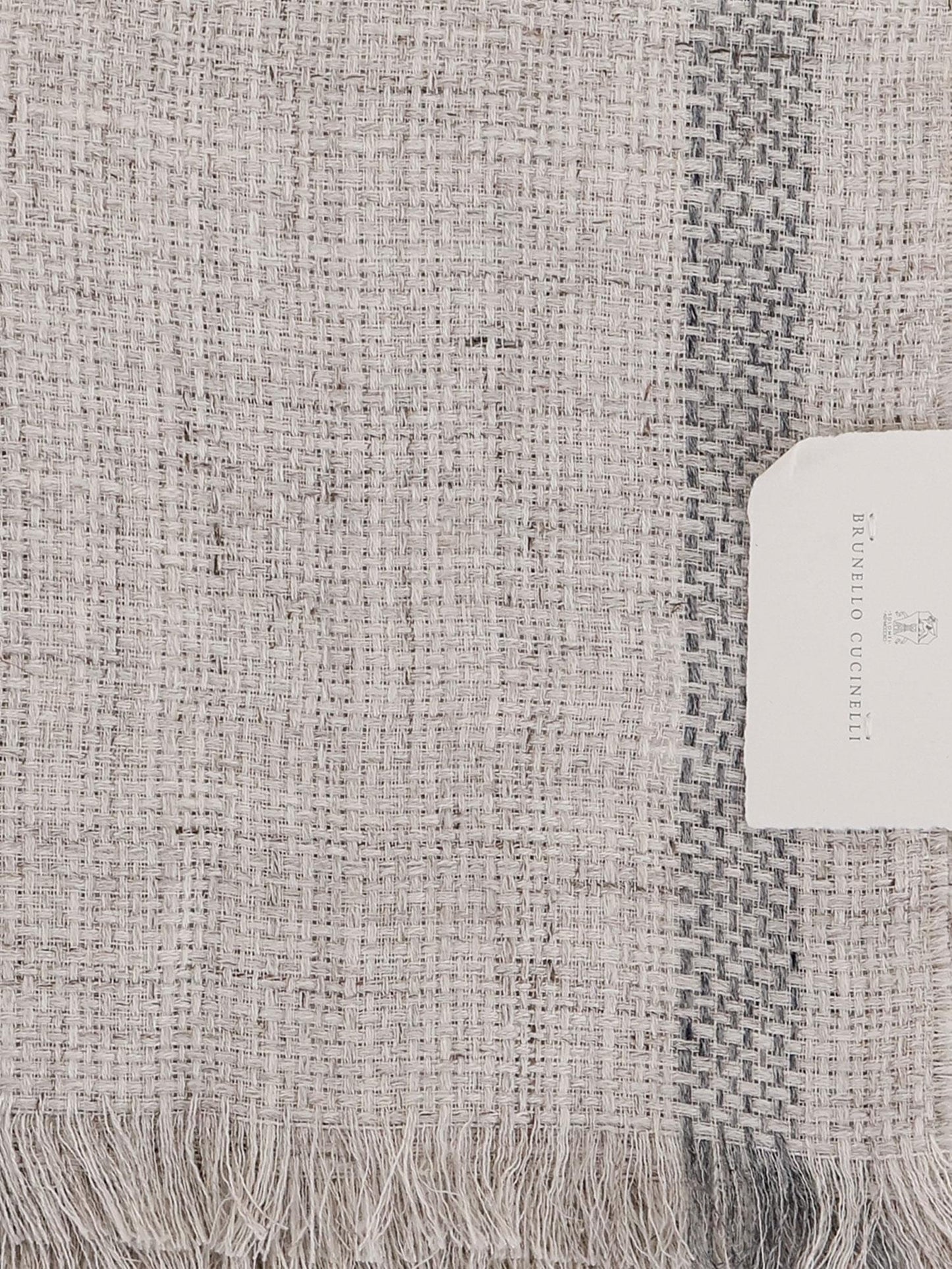 Brunello Cucinelli Men Linen Scarf BRUNELLO CUCINELLI