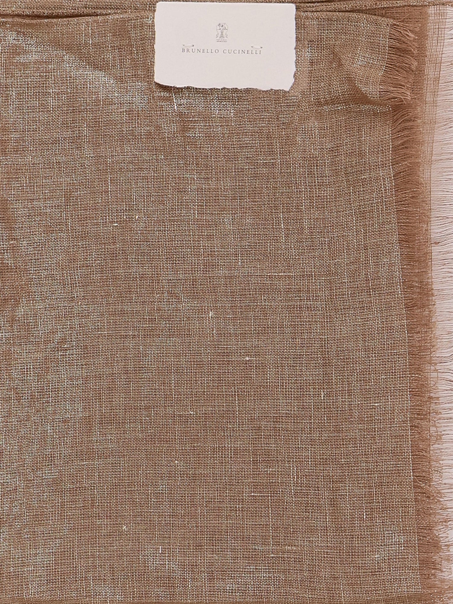 Brunello Cucinelli Women Lurex Linen Scarf BRUNELLO CUCINELLI