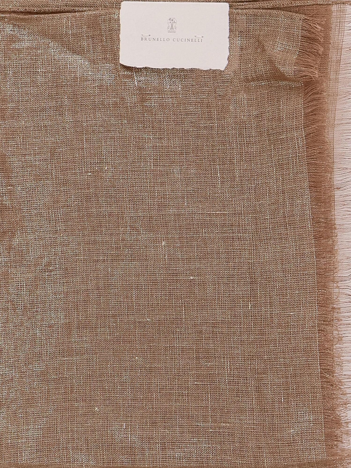 Brunello Cucinelli Women Lurex Linen Scarf BRUNELLO CUCINELLI