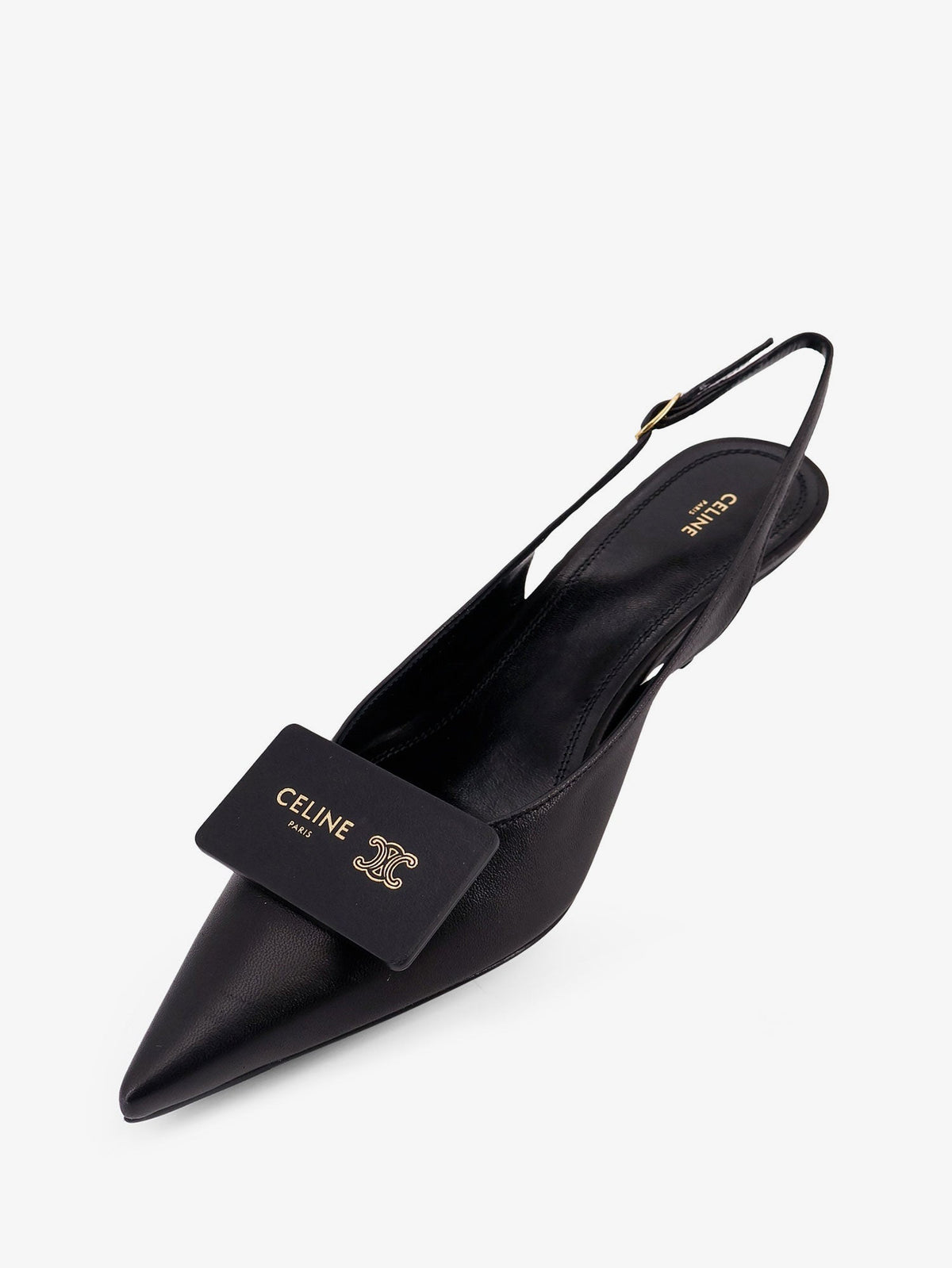 Celine Women Signature Leather Pumps CELINE