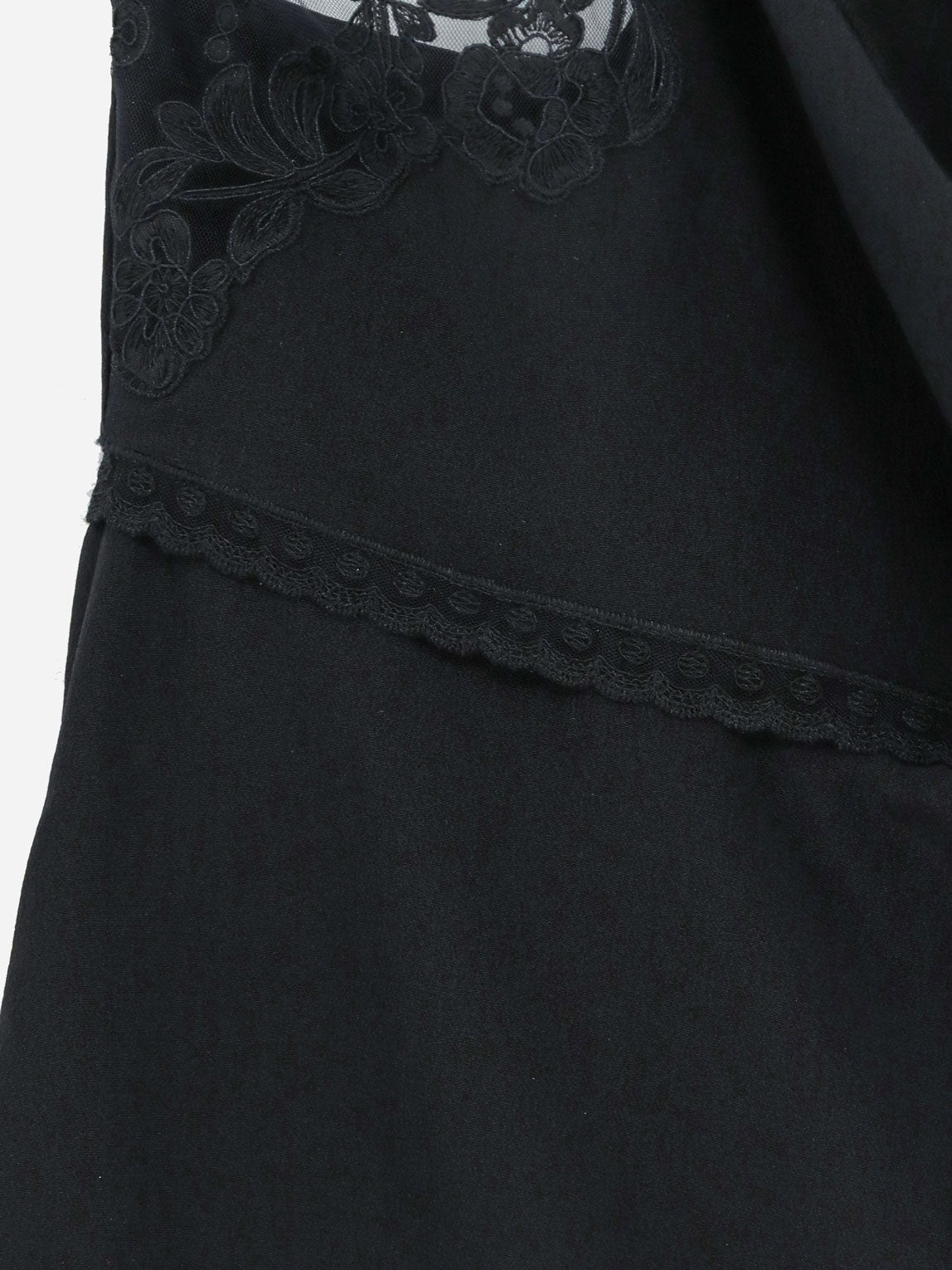 Chloe' Women Silk Top With Lace Profile CHLOE