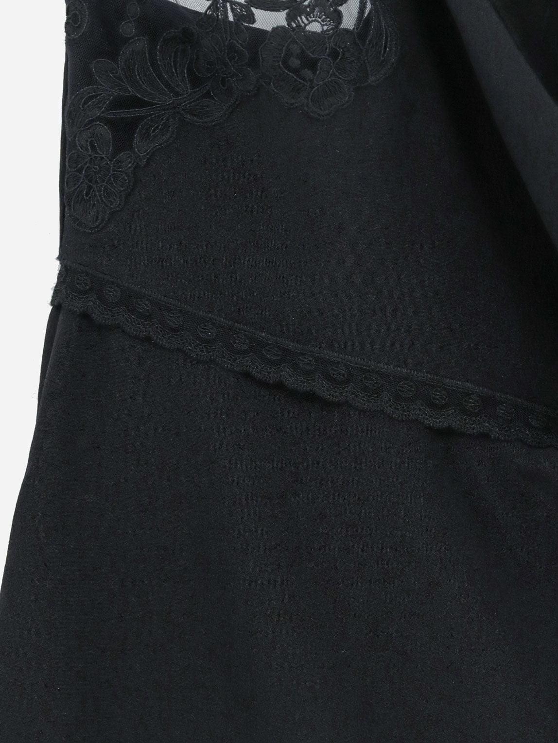 Chloe' Women Silk Top With Lace Profile CHLOE
