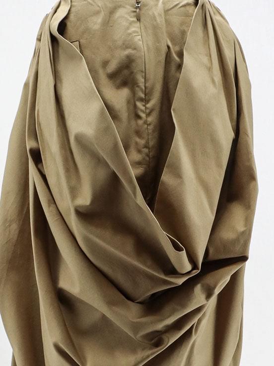 Chloe' Women Draped Cotton Skirt CHLOE