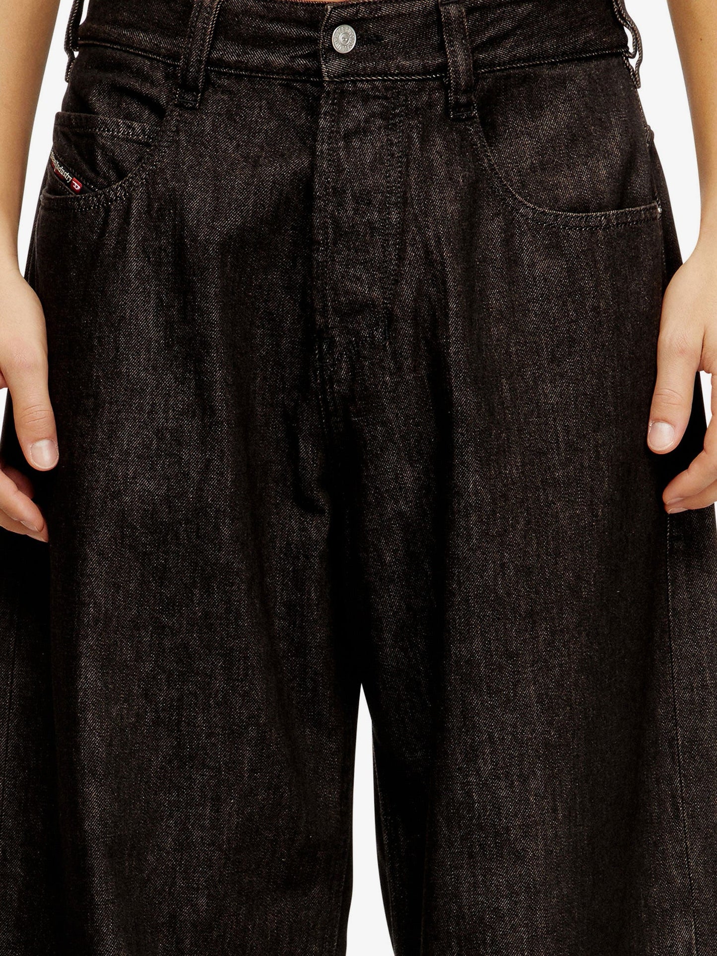 Diesel Men 1997 D-Enim-M Black Denim Trousers DIESEL