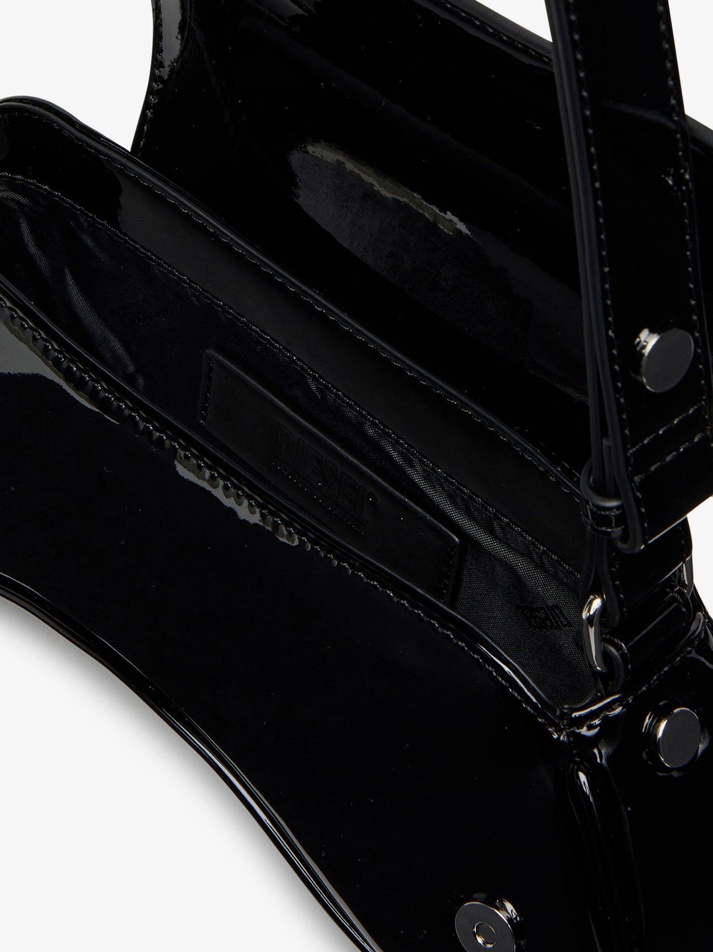 Diesel Women Play Crossbody Patent Fabric Bag DIESEL