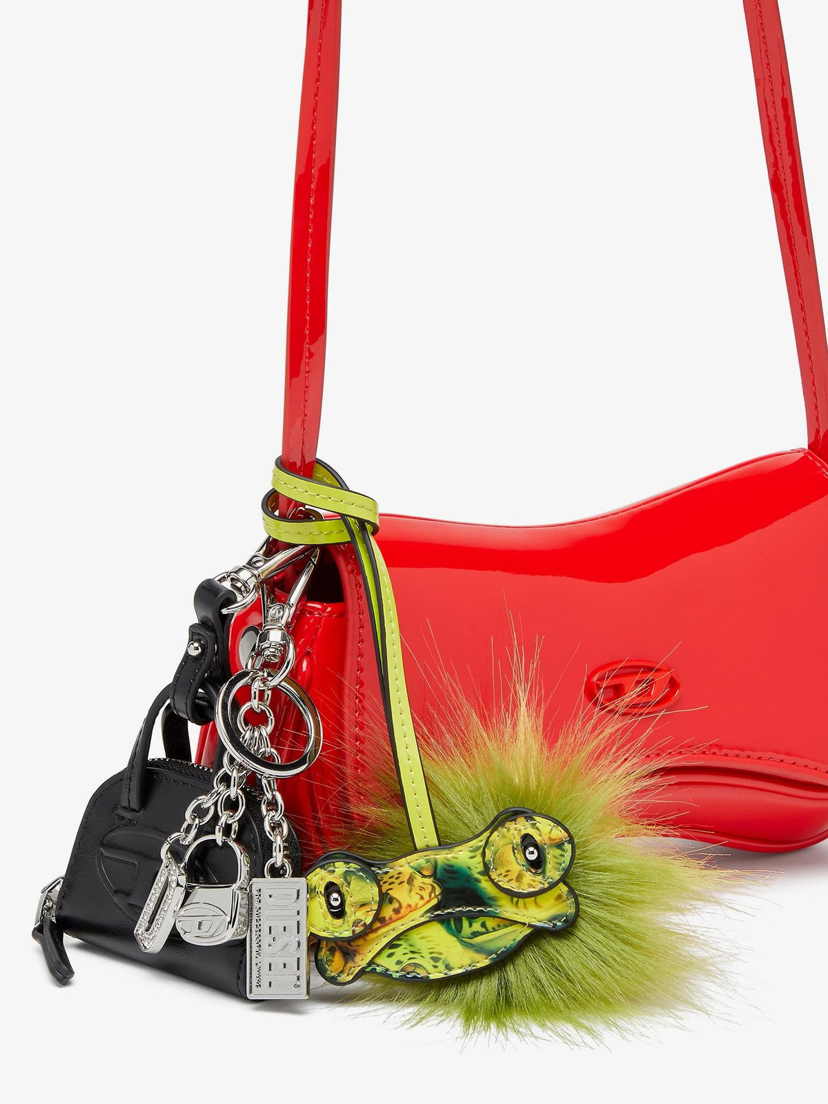 Diesel Women 1Dr Dome Charms Pvc Keychain DIESEL