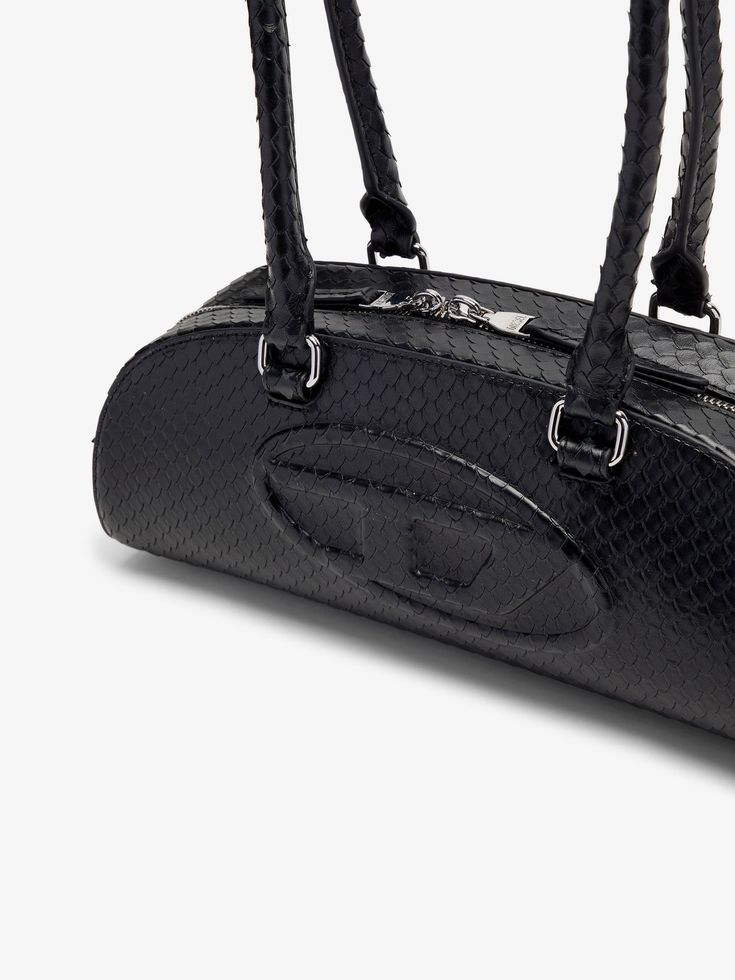 Diesel Women 1Dr Python Effect Leather Shoulder Bag DIESEL