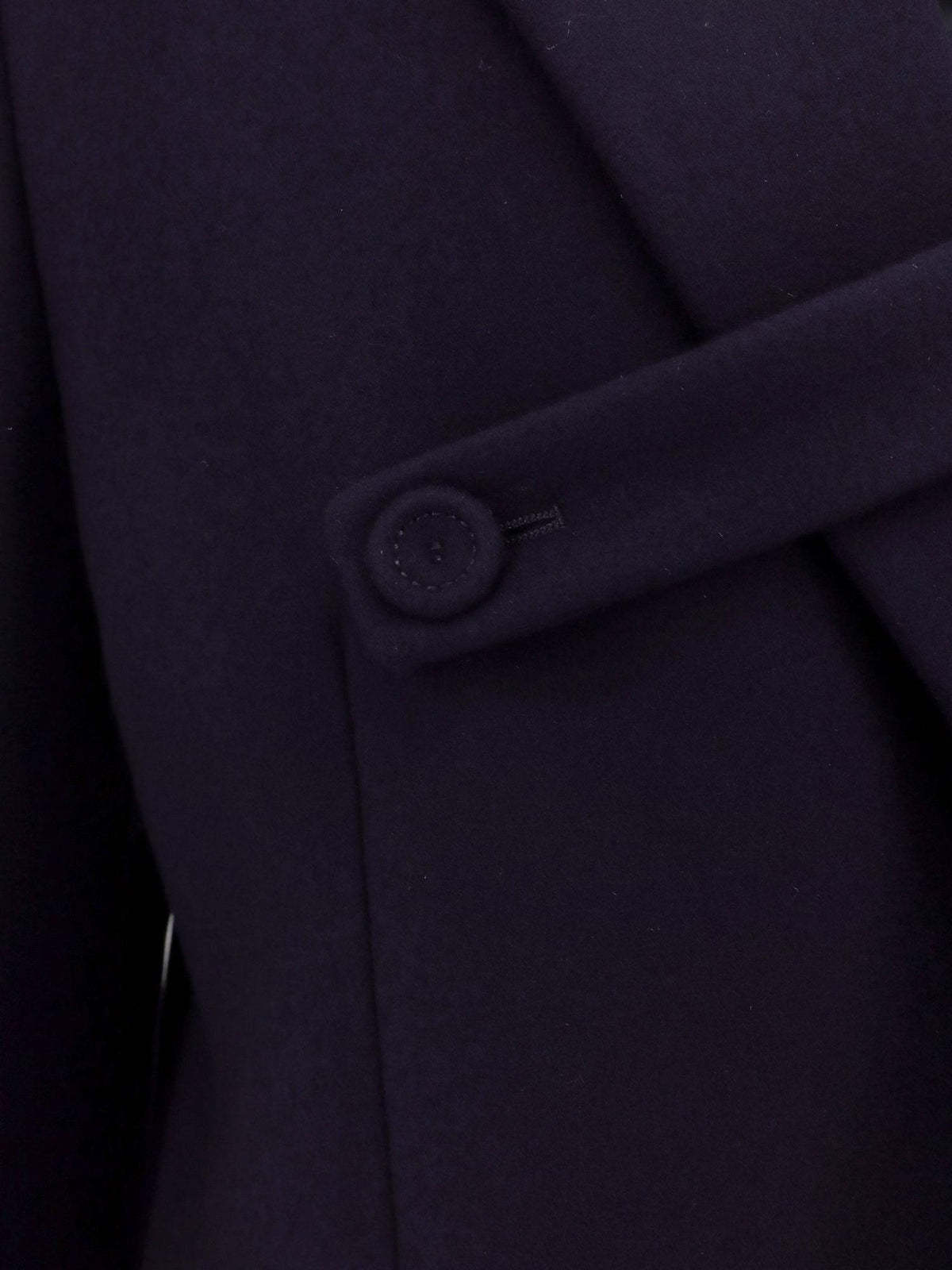 Dior Men Single-Breasted Virgin Wool Coat CHRISTIAN DIOR