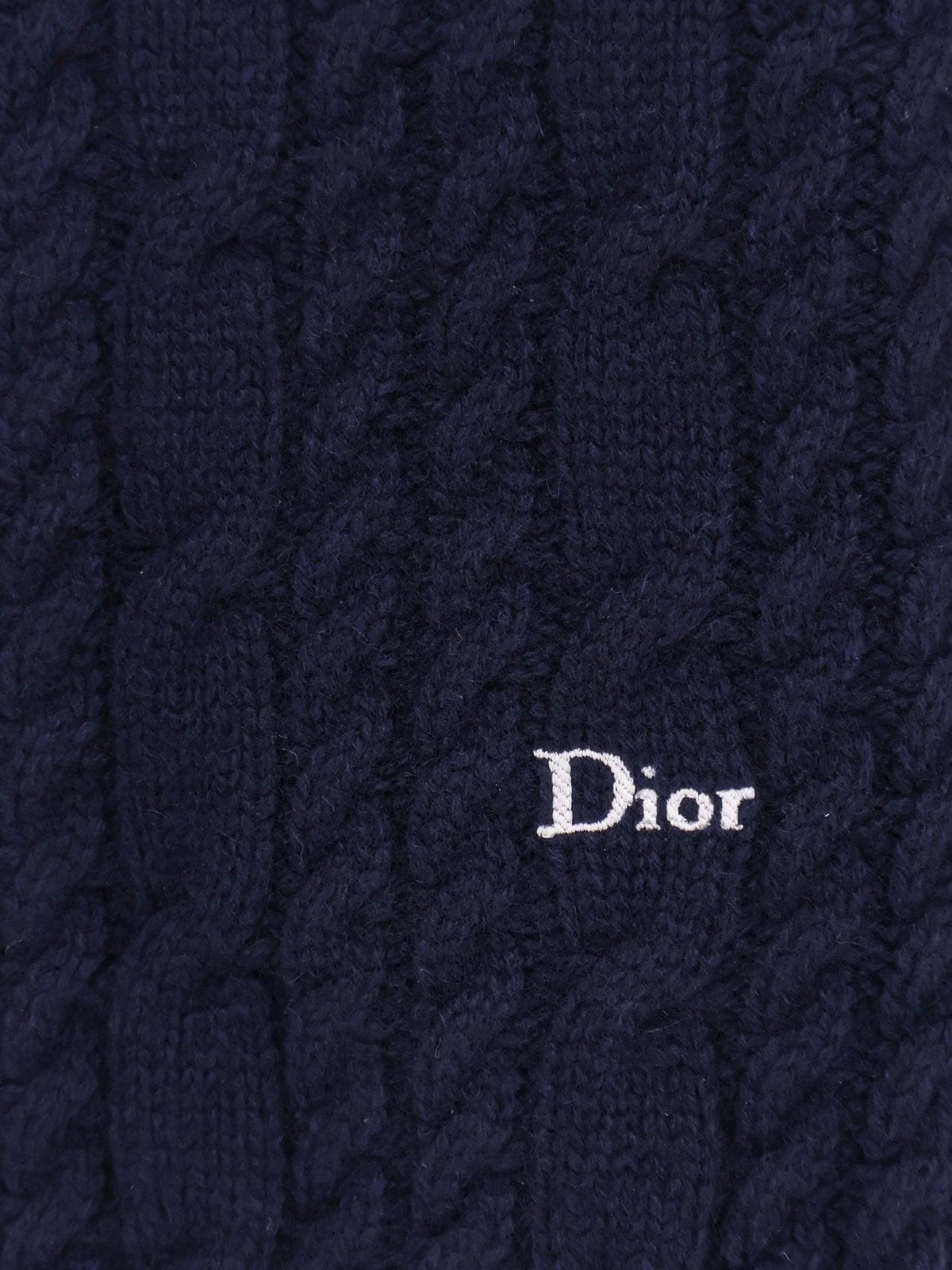 Dior Men Cable-Knit Cashmere Sweater CHRISTIAN DIOR
