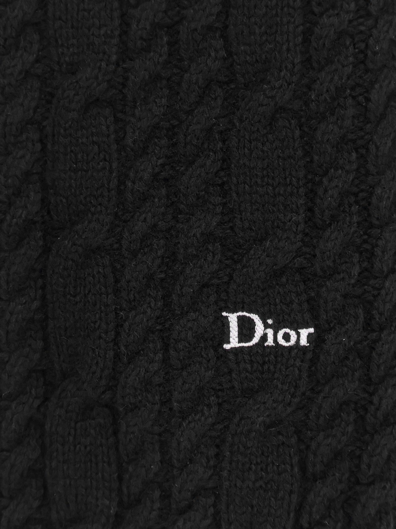 Dior Men Cable-Knit Cashmere Sweater CHRISTIAN DIOR