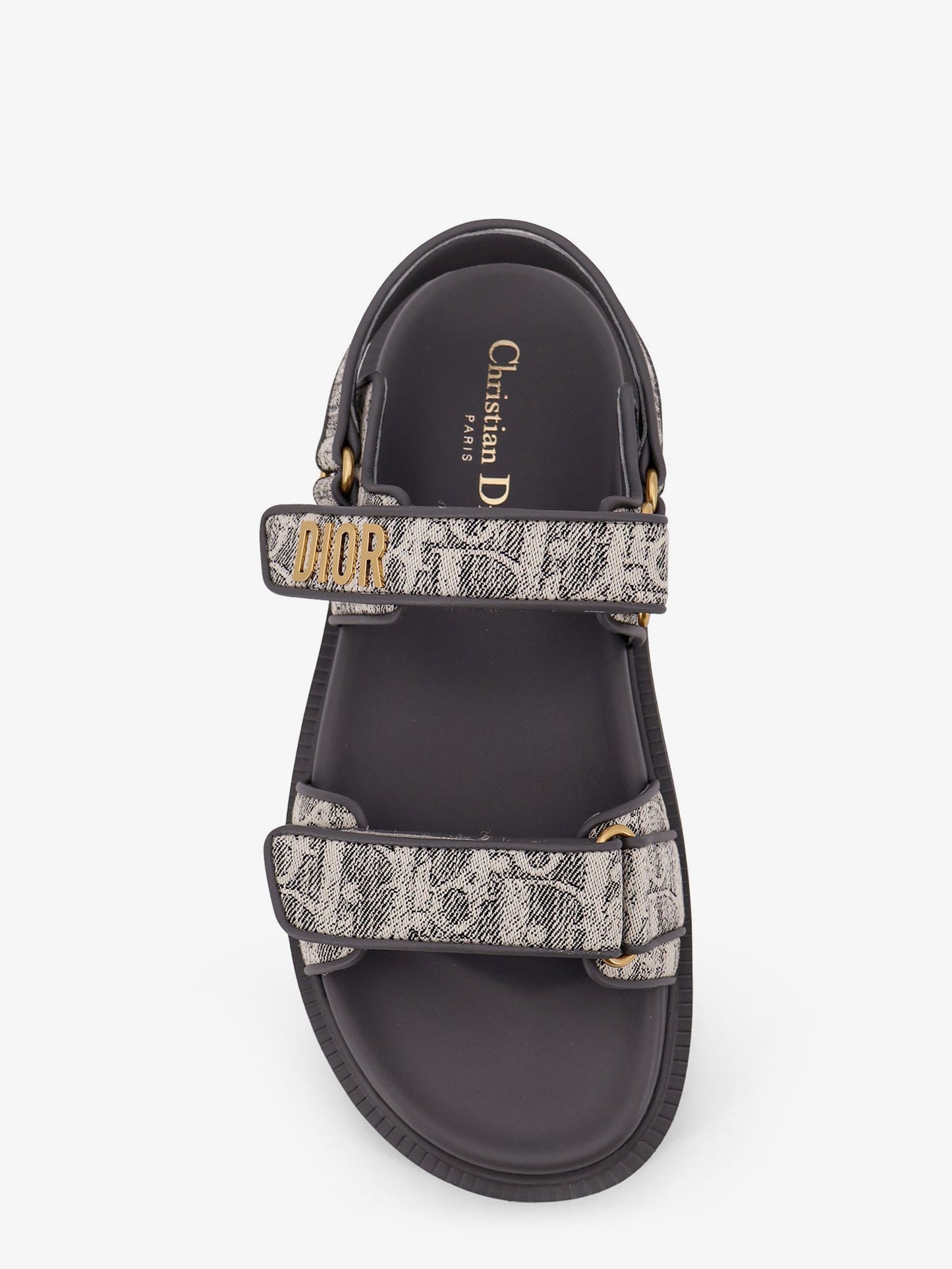 Dior Women Canvas Dioract Flat Sandals CHRISTIAN DIOR
