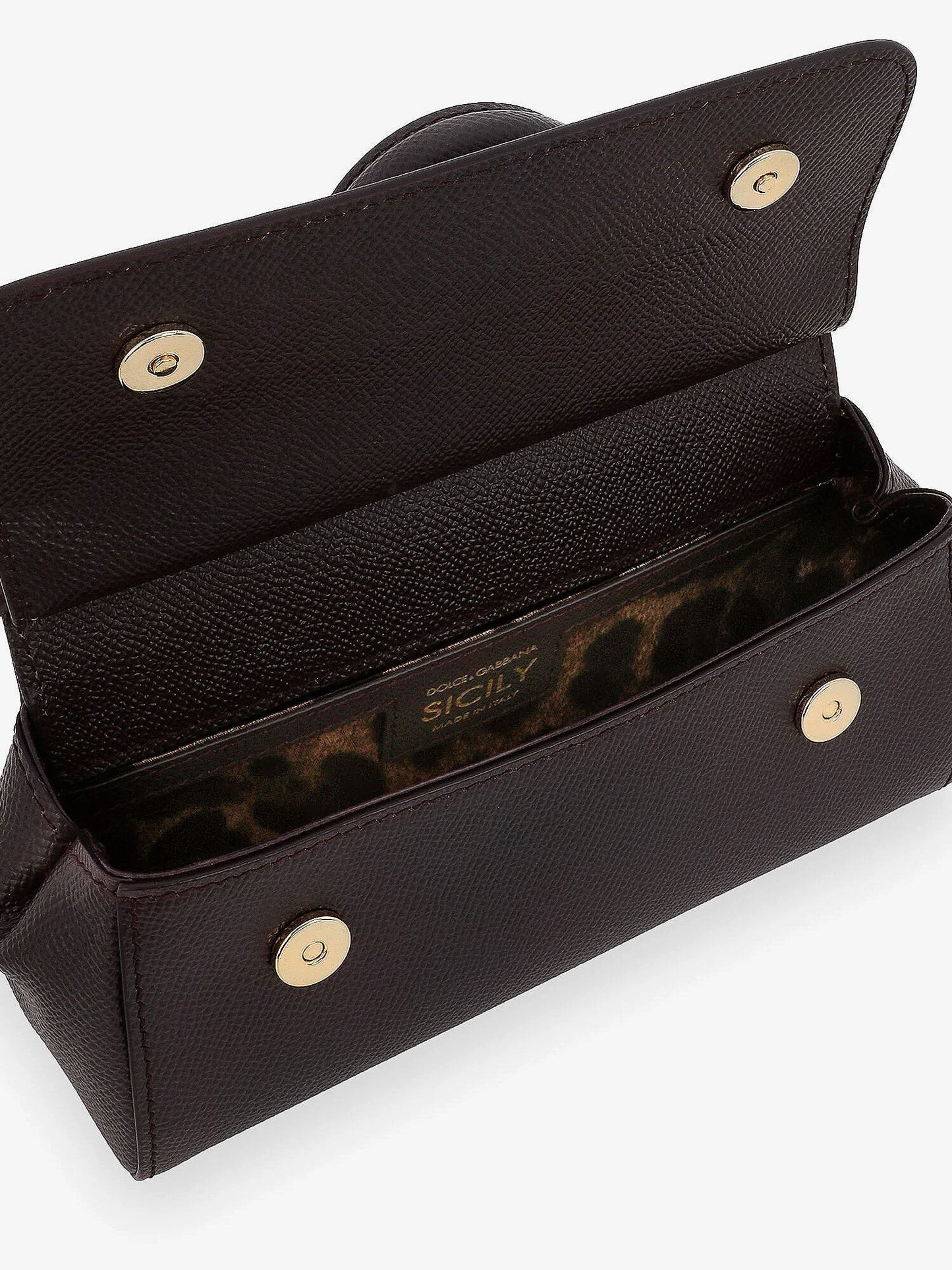 Dolce & Gabbana Women Sicily Small Leather Crossbody Bag DOLCE & GABBANA
