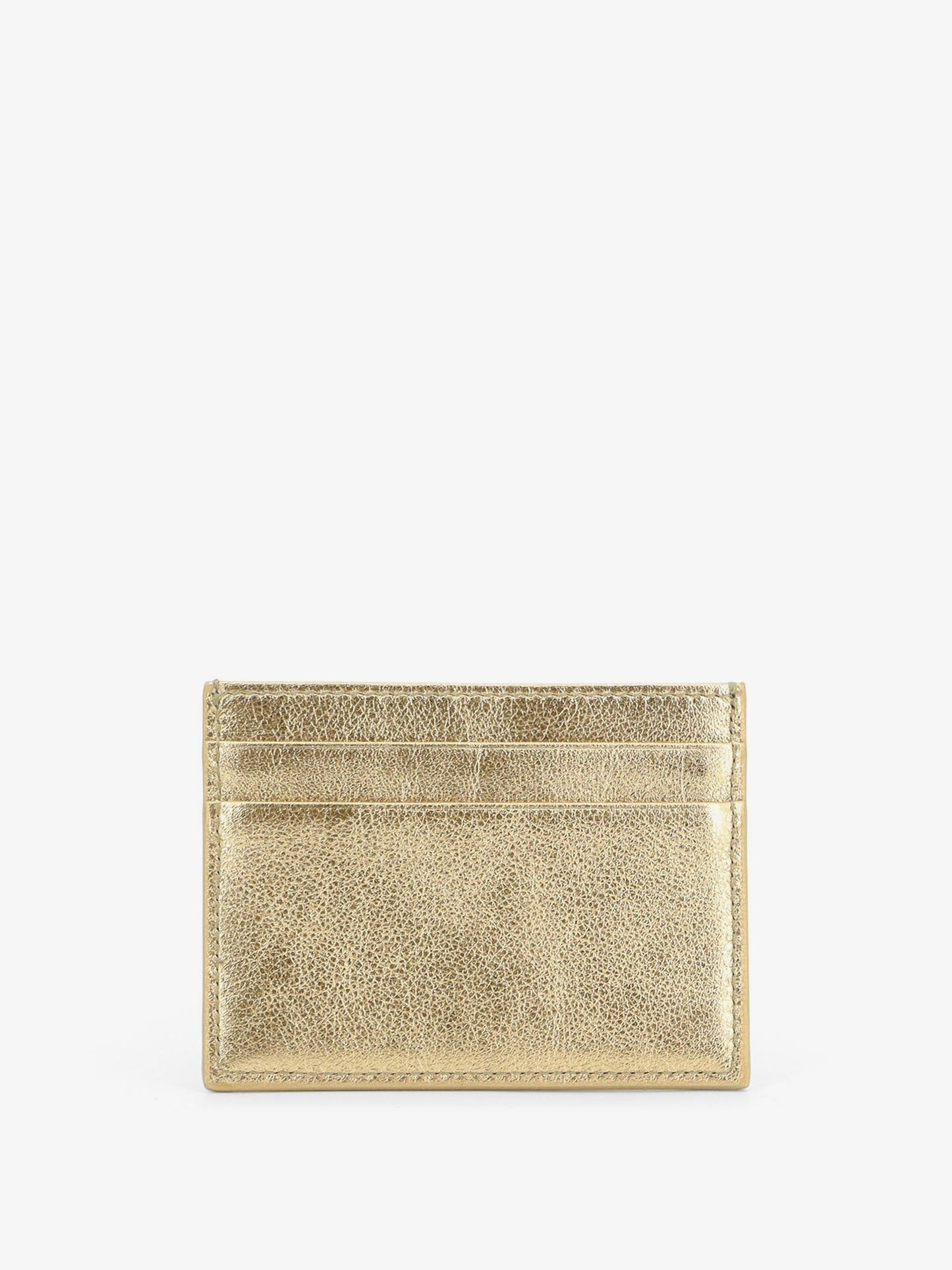 Dolce & Gabbana Women Laminated Leather Card Holder DOLCE & GABBANA