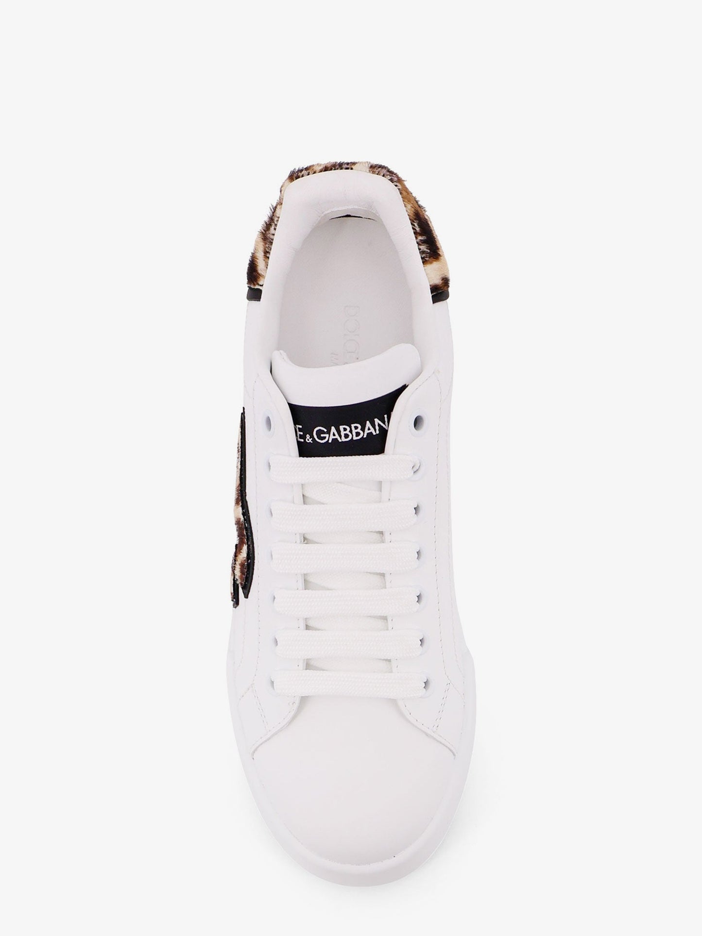 Dolce & Gabbana Women Portofino Letaher Light Strobel Sneakers DOLCE & GABBANA