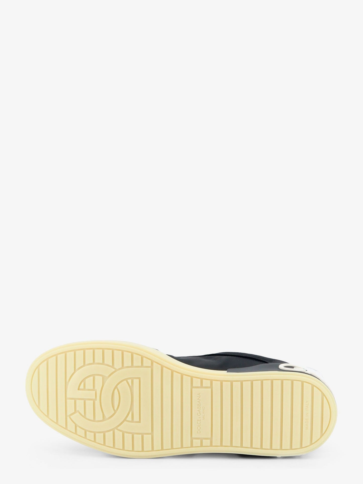 Dolce & Gabbana Men Nylon And Suede Sneakers With Back Lettering Logo DOLCE & GABBANA