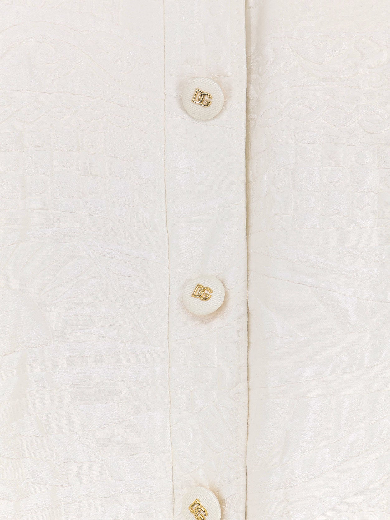 Dolce & Gabbana Women Brocade Coat With Dg Buttons DOLCE & GABBANA