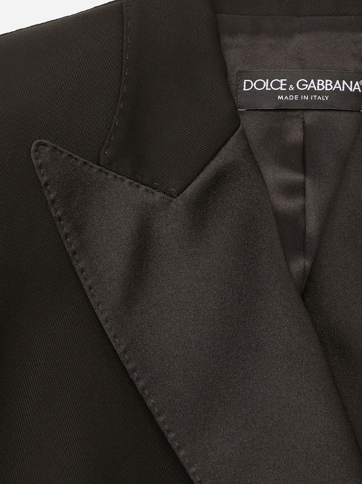 Dolce & Gabbana Women Tuxedo Virgin Wool And Silk Blazer DOLCE & GABBANA