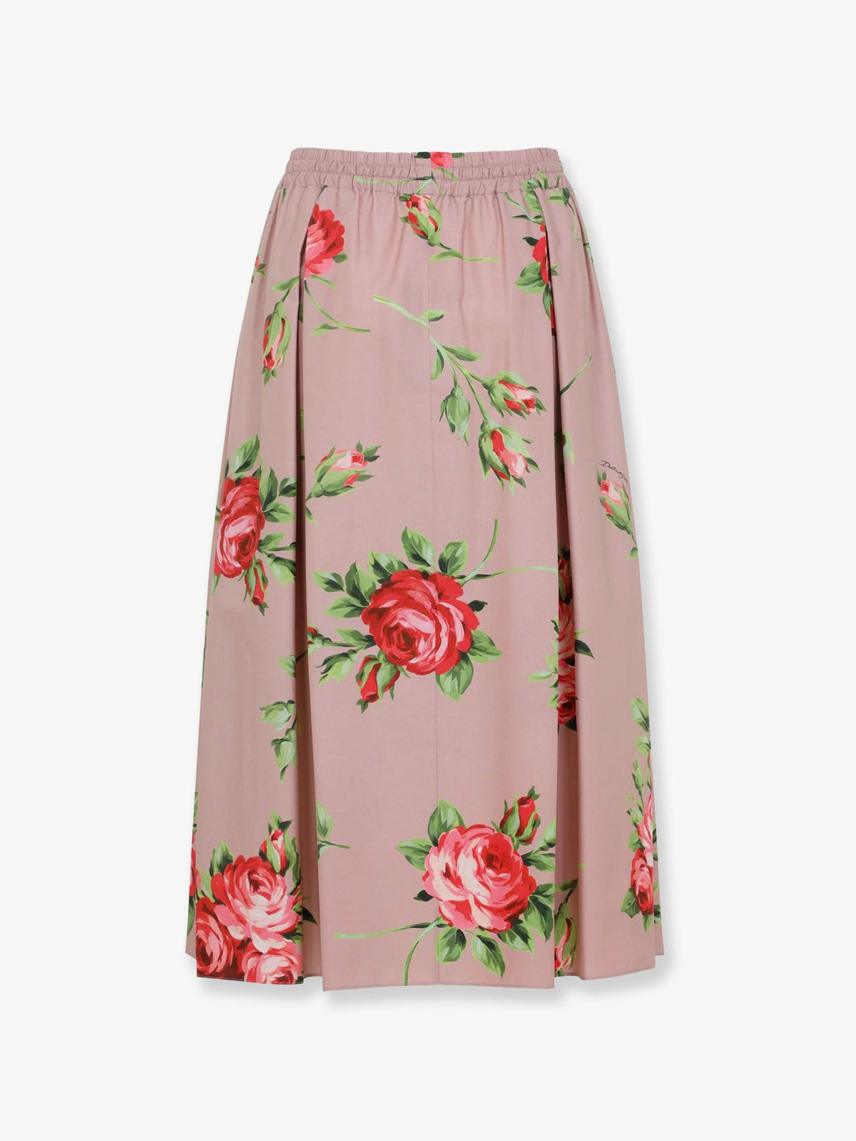 Dolce & Gabbana Women Cotton Skirt With Iconic Print DOLCE & GABBANA