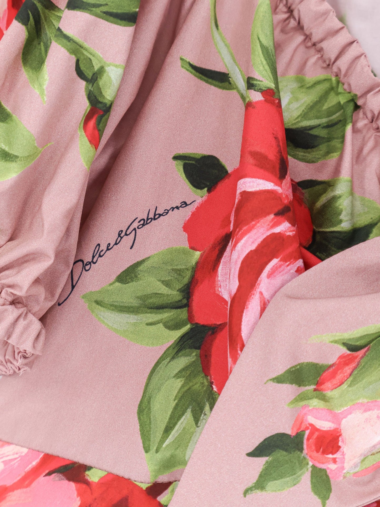 Dolce & Gabbana Women Cotton Top With Iconic Print DOLCE & GABBANA