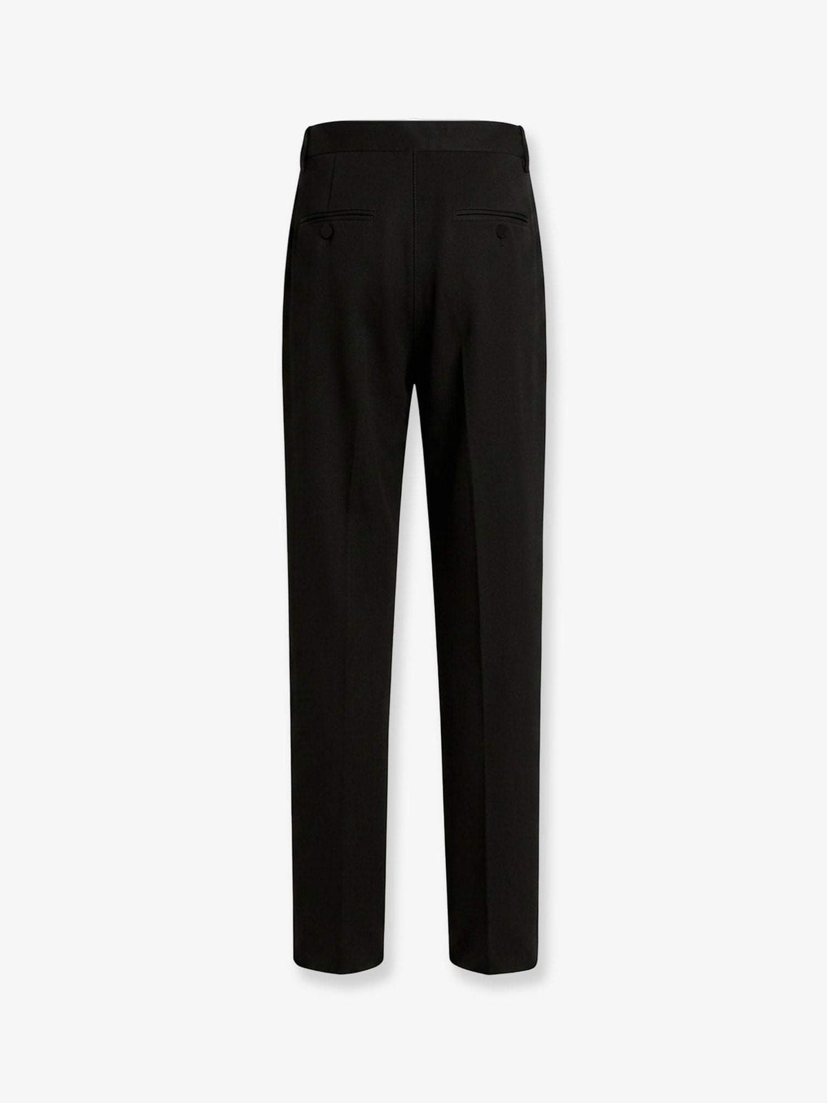 Dolce & Gabbana Men Virgin Wool Trousers With Frontal Pinces DOLCE & GABBANA