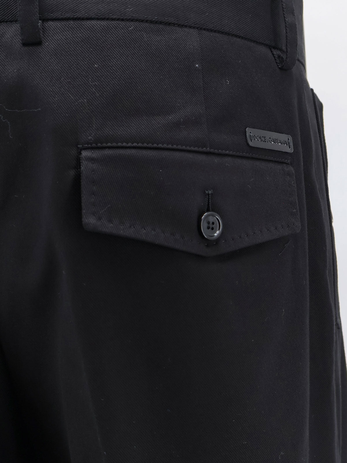 Dolce & Gabbana Men Cotton Trousers DOLCE & GABBANA