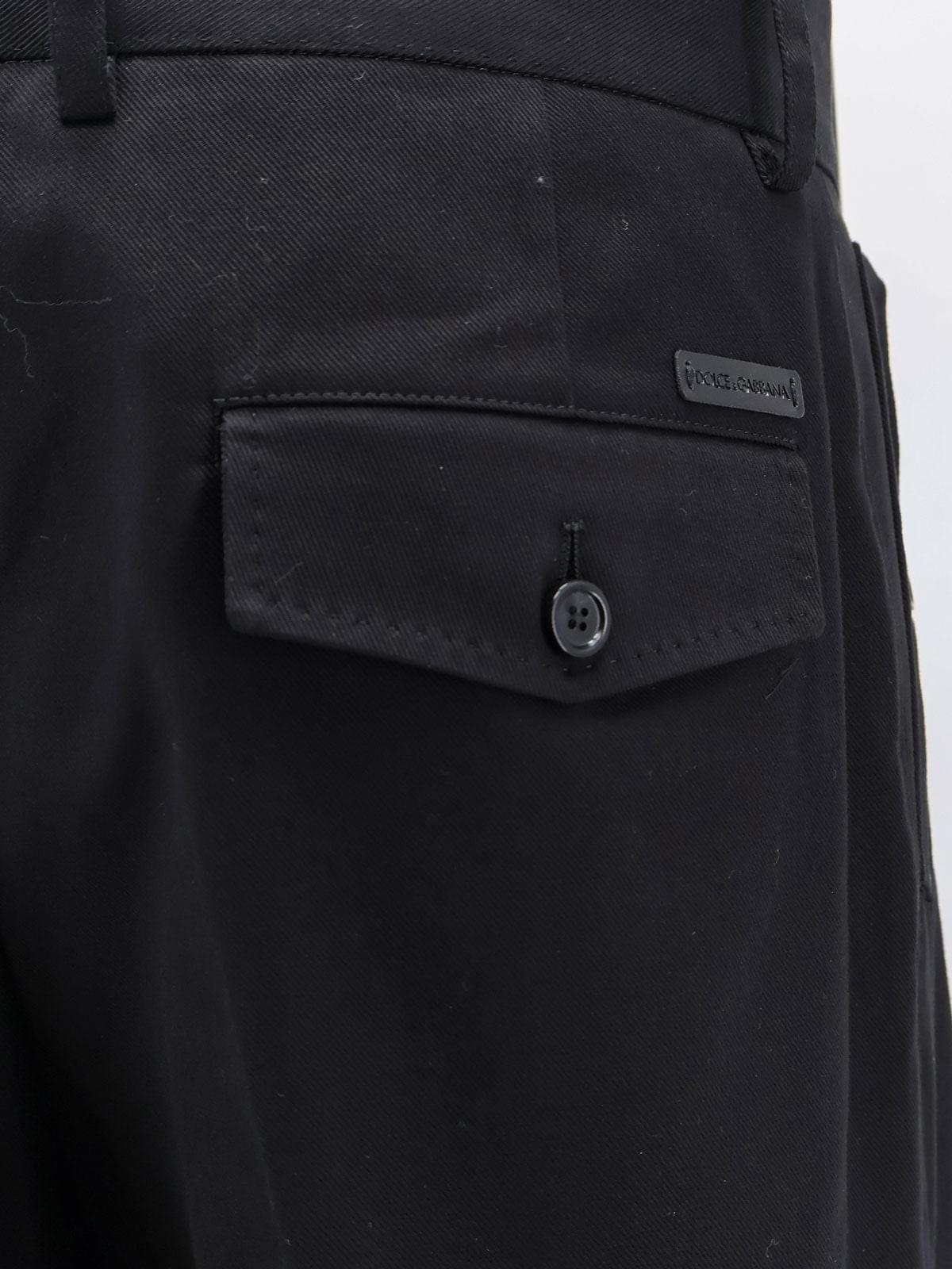 Dolce & Gabbana Men Cotton Trousers DOLCE & GABBANA