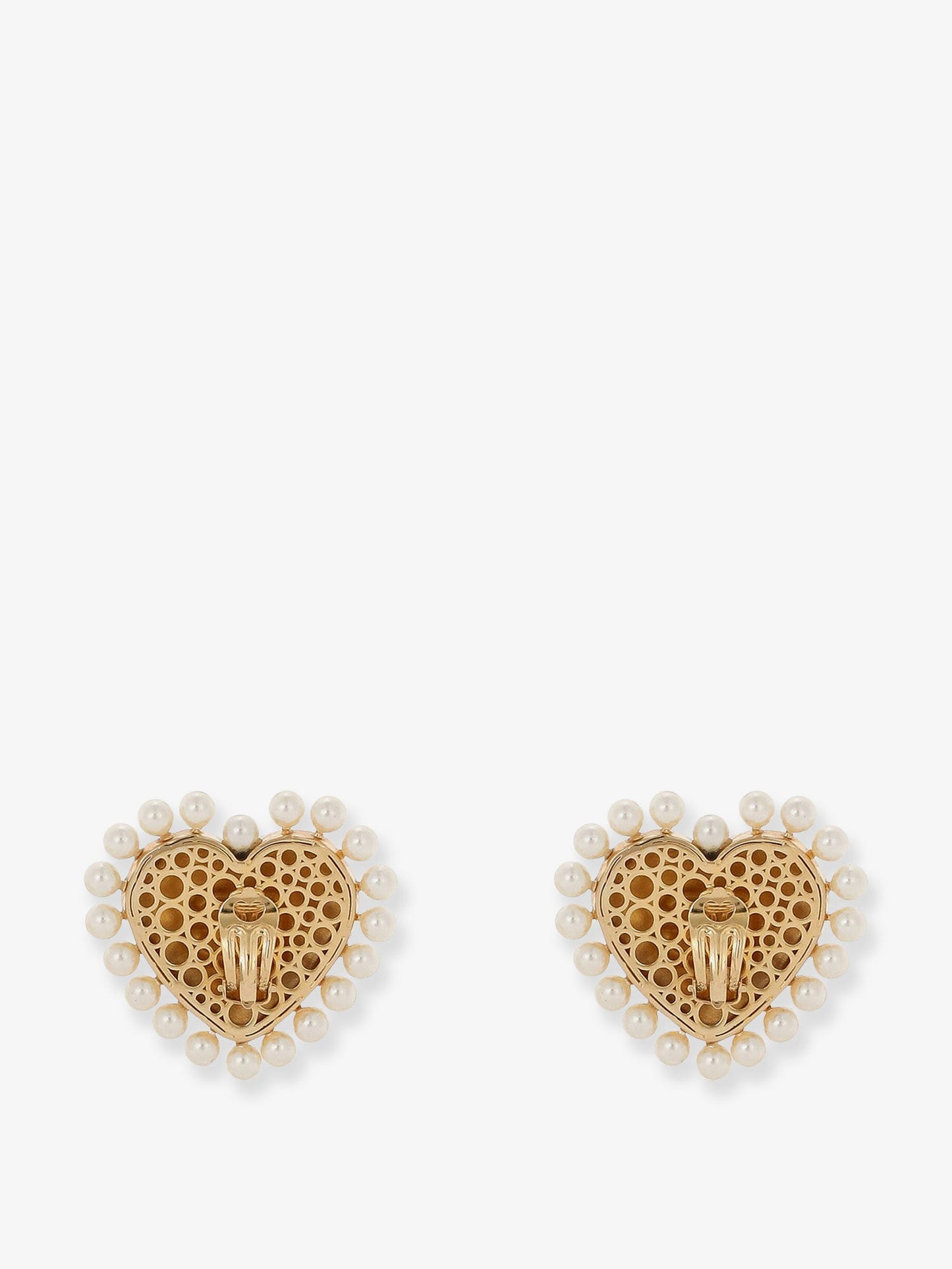 Dolce & Gabbana Women Brass Earrings With Bead Detail DOLCE & GABBANA