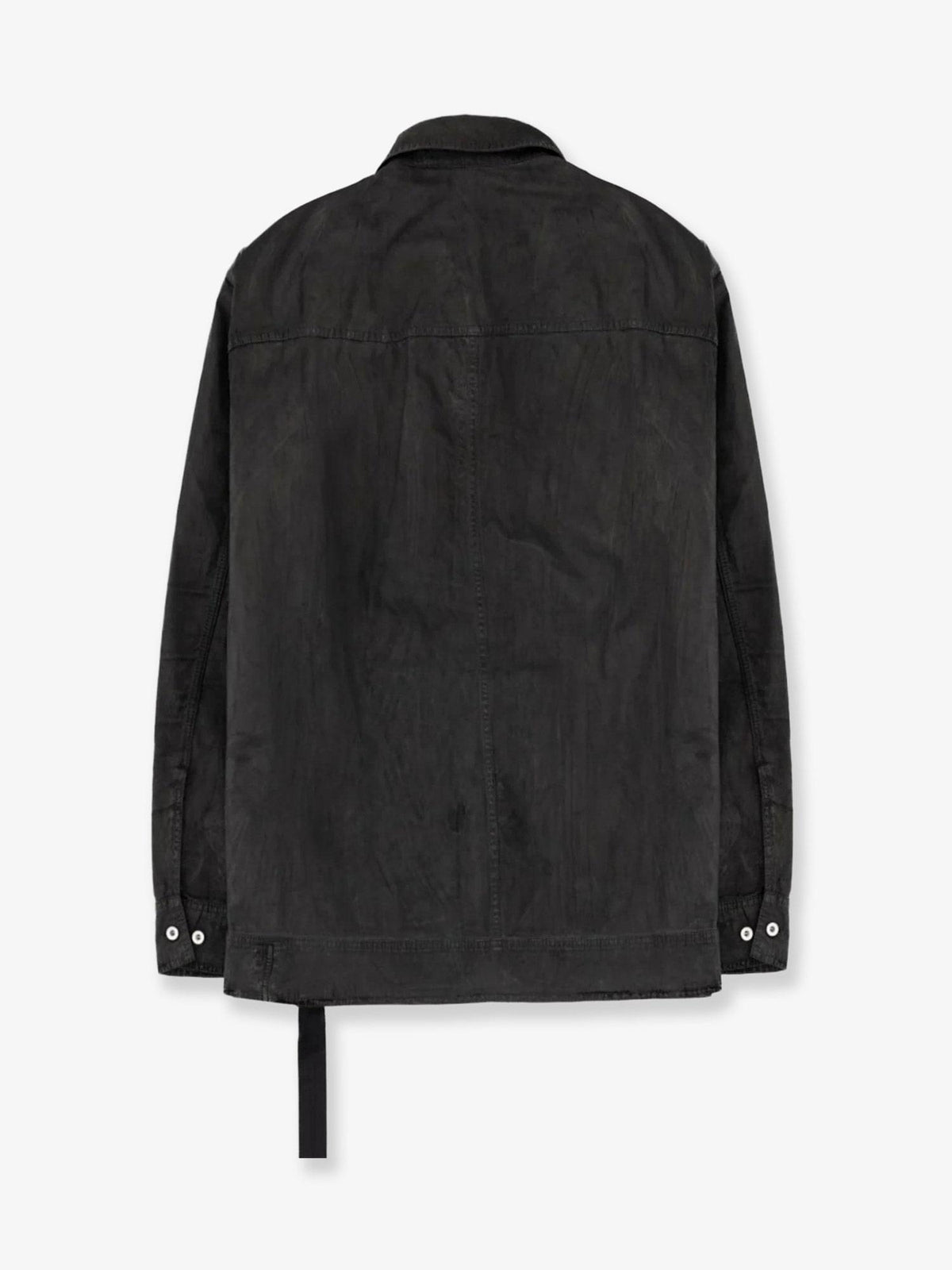 Drkshdw Men Waxed Black Denim Jacket DRKSHDW