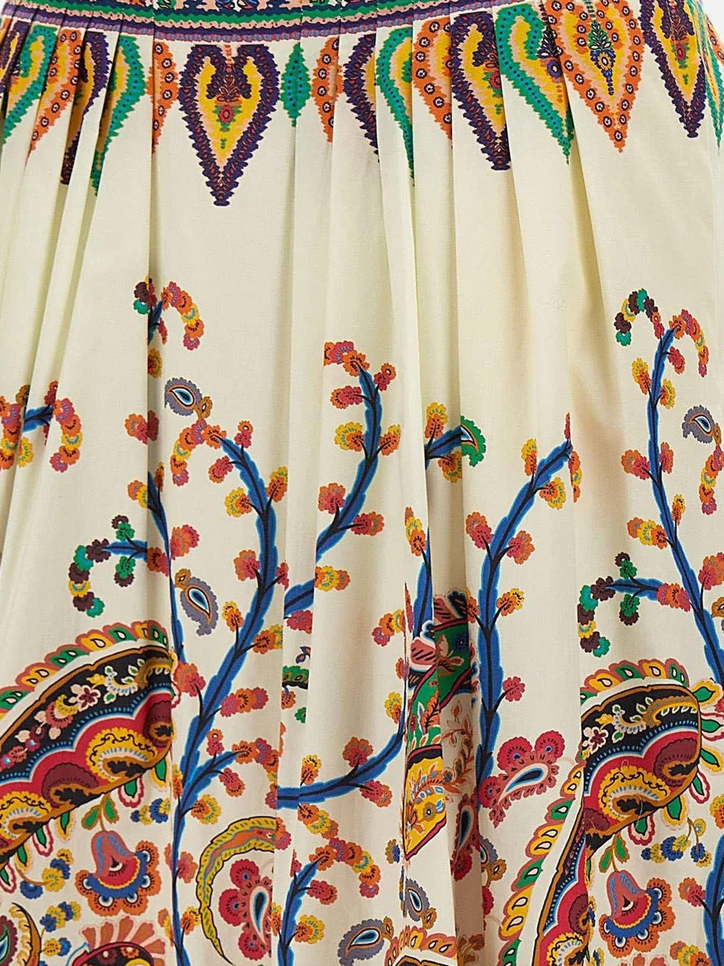 Etro Women Multicolor Cotton Skirt ETRO