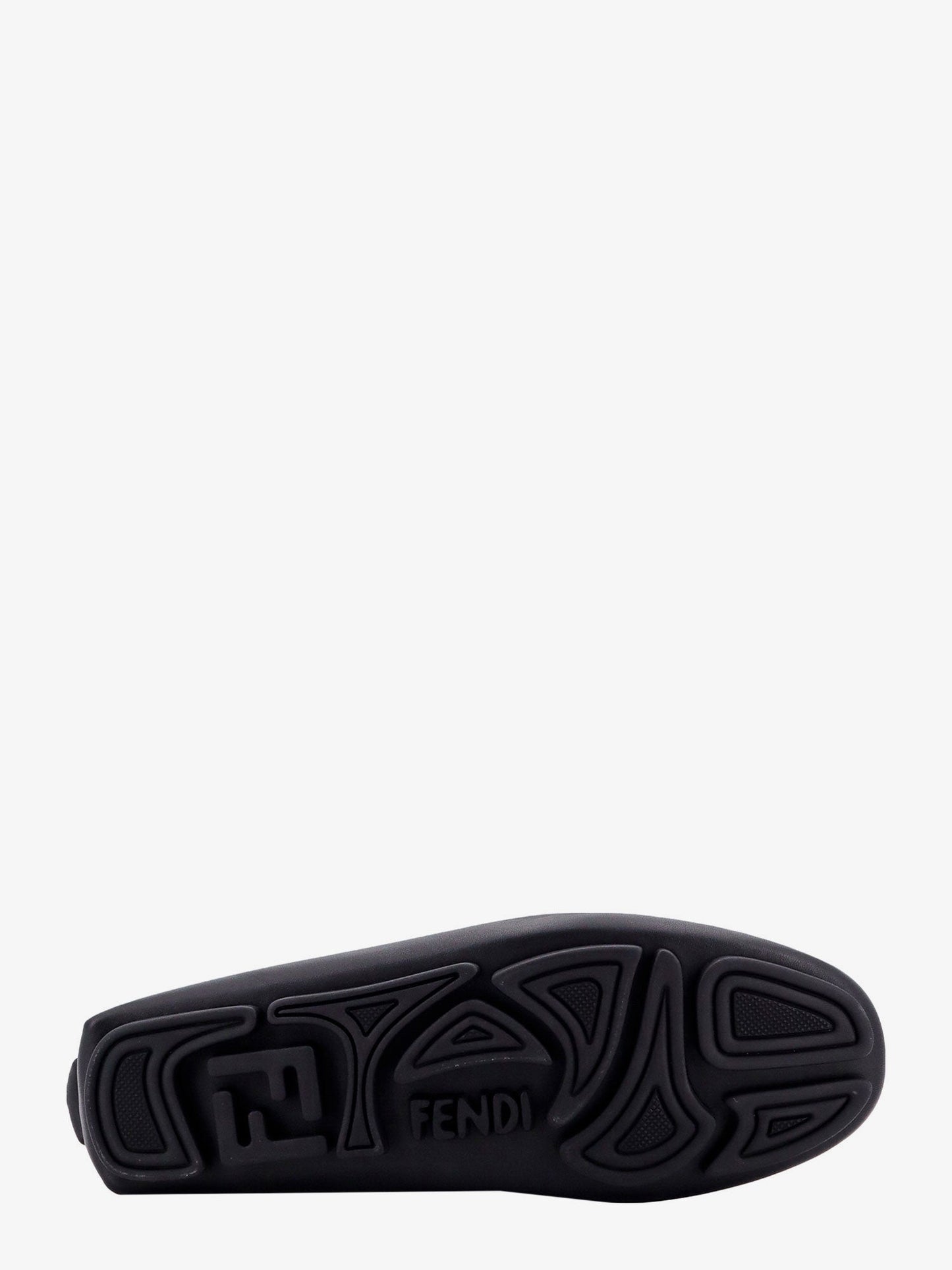 Fendi Men Leather And Canvas Loafers FENDI